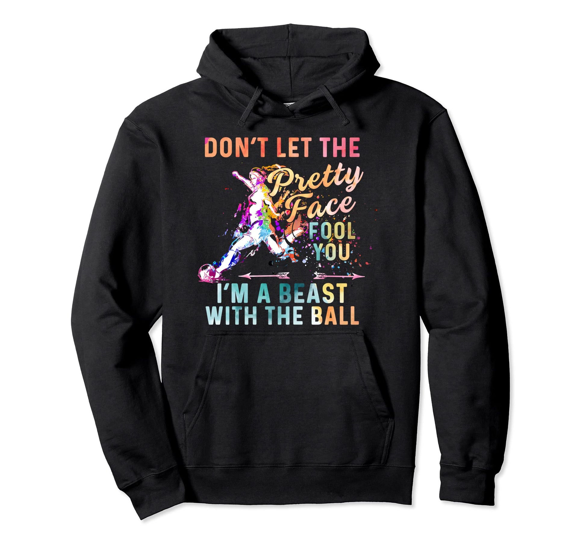 Soccer Player Goalkeeper Kick Sister Hoodie - Trendy Graphic Men Women - T-Shirt, Sweatshirt, Hoodie