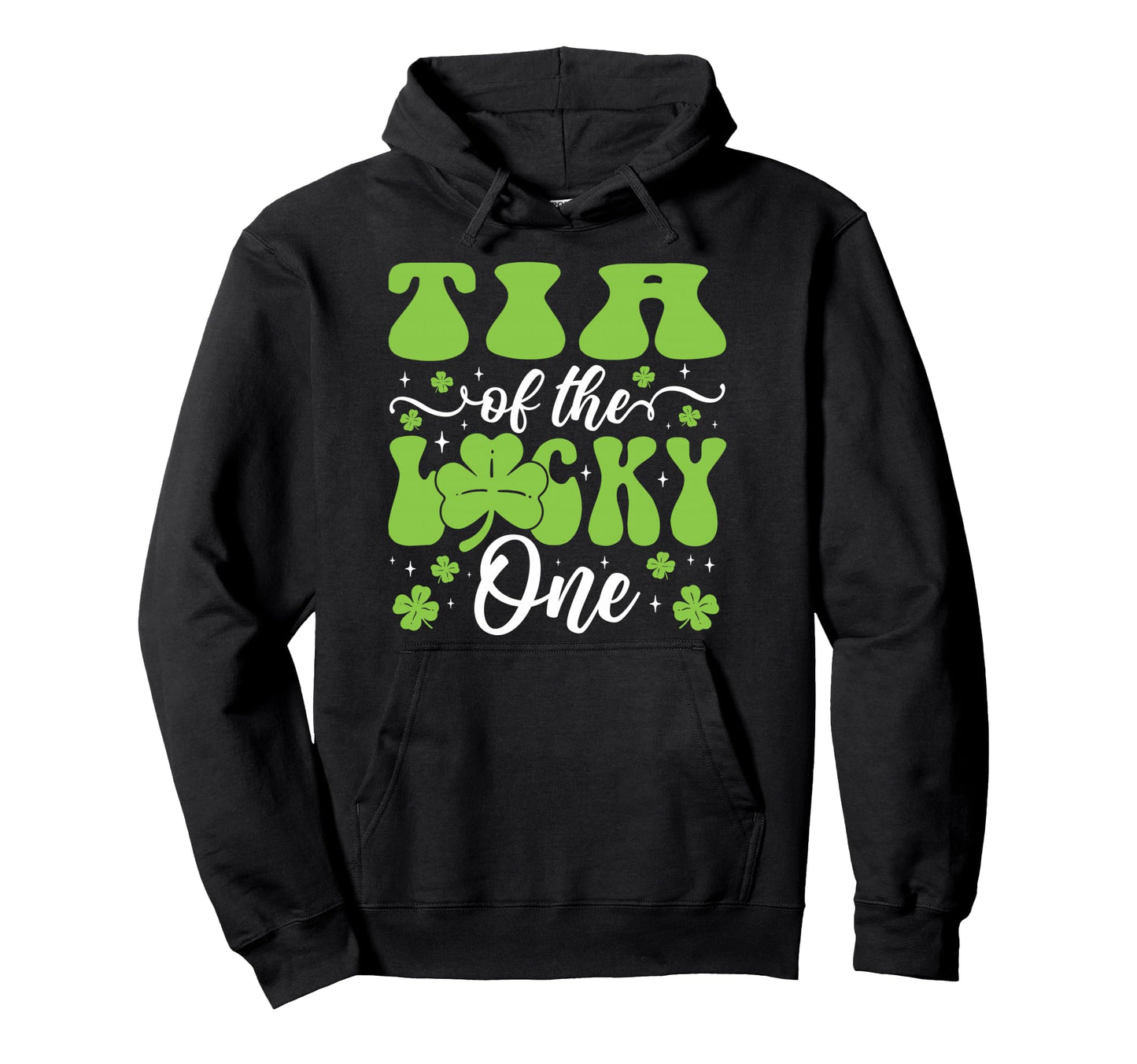 Tia Lucky One First Birthday St Patricks Hoodie - Unique Graphic Men Women - T-Shirt, Sweatshirt, Hoodie