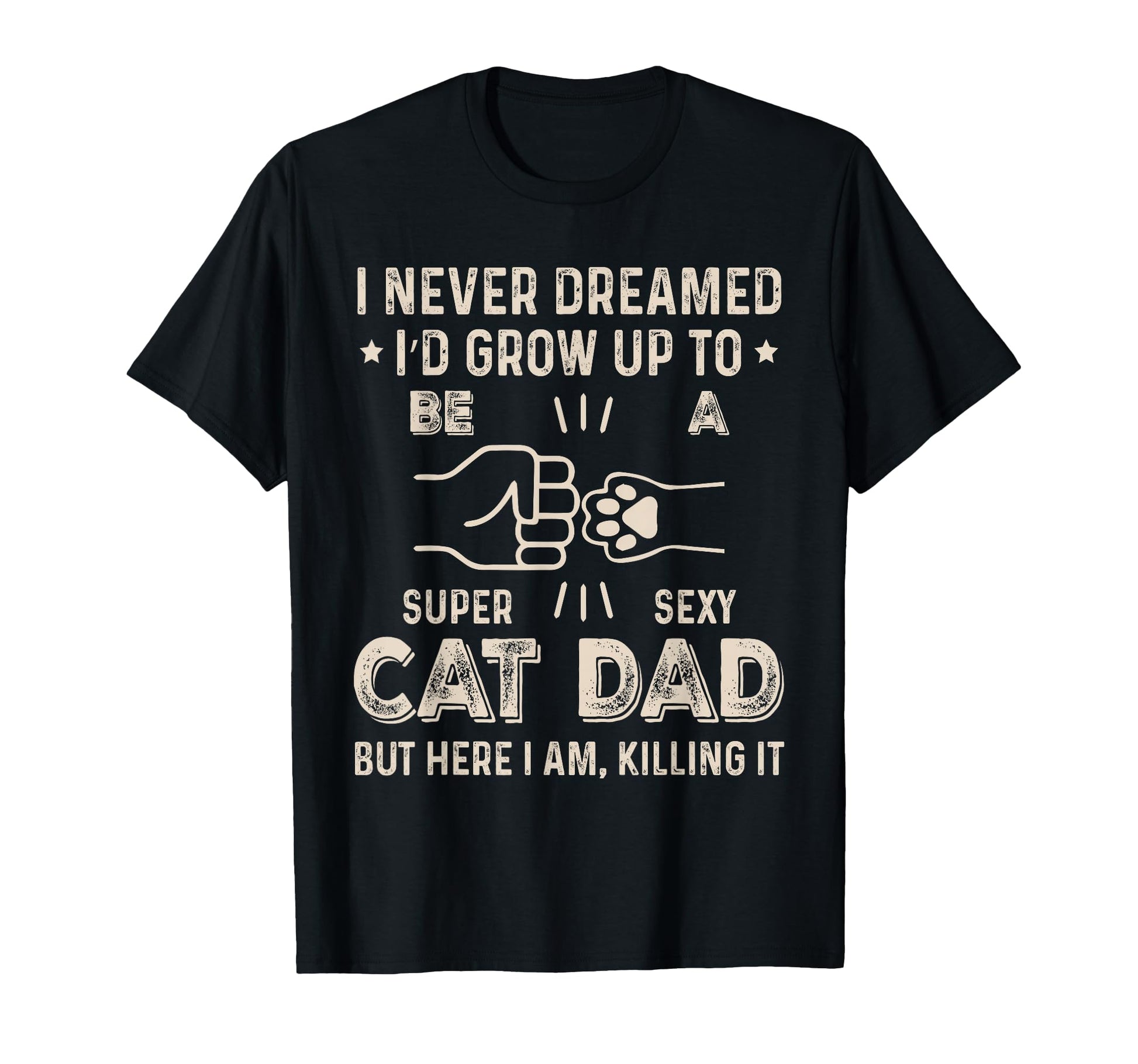 Cat Dad Funny Cat Lover Daddy T-Shirt - Aesthetic Graphic for Adults - T-Shirt, Sweatshirt, Hoodie