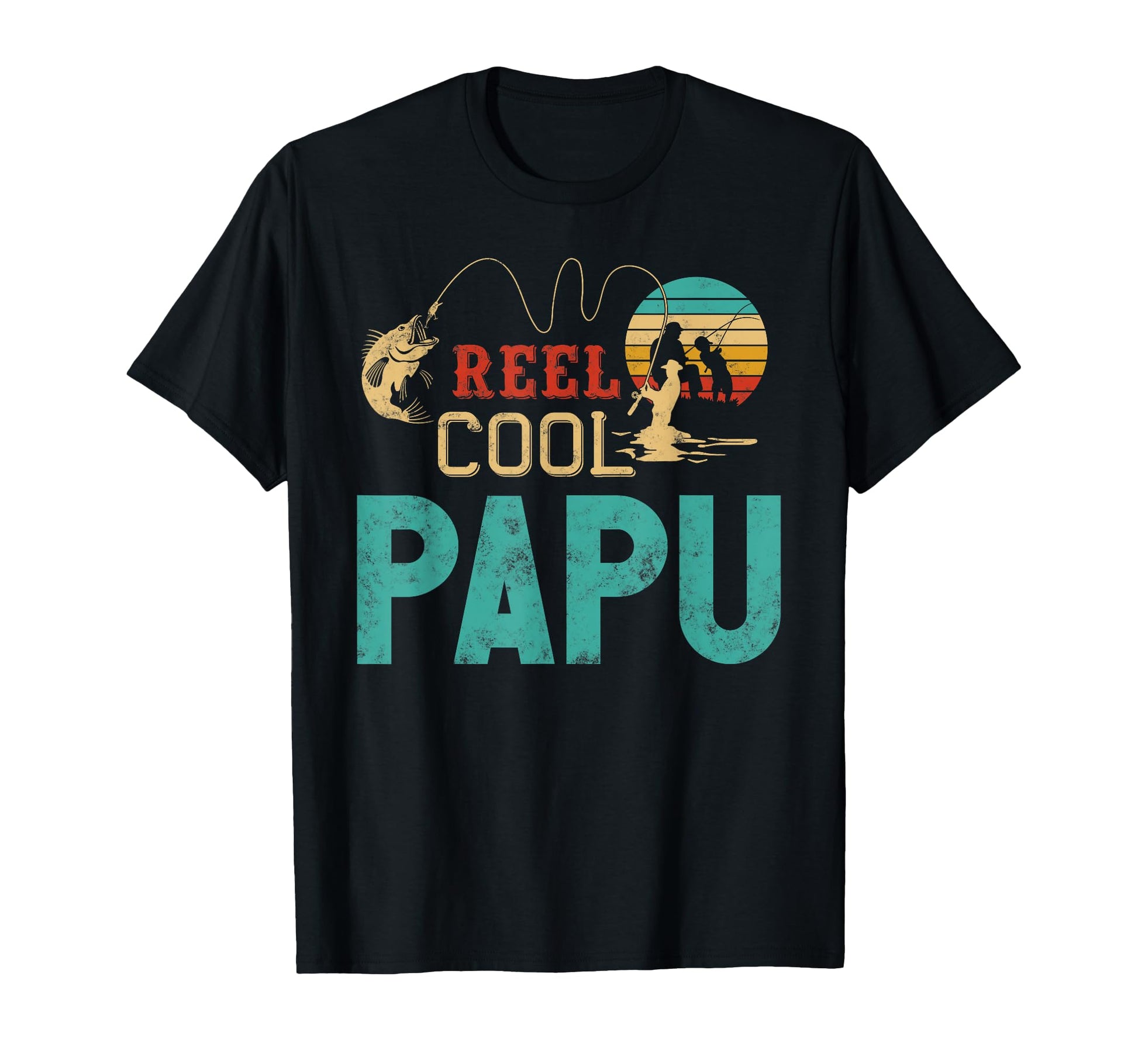 Reel Papu Funny Fishing Rod Gift T-Shirt - Streetwear Style Unisex - T-Shirt, Sweatshirt, Hoodie