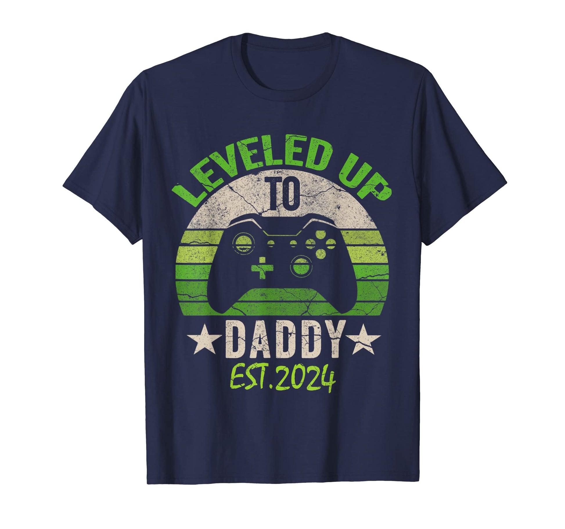 I Leveled Up To Daddy Est 2024 Shirts T-Shirt - Trendy Graphic Unisex - T-Shirt, Sweatshirt, Hoodie