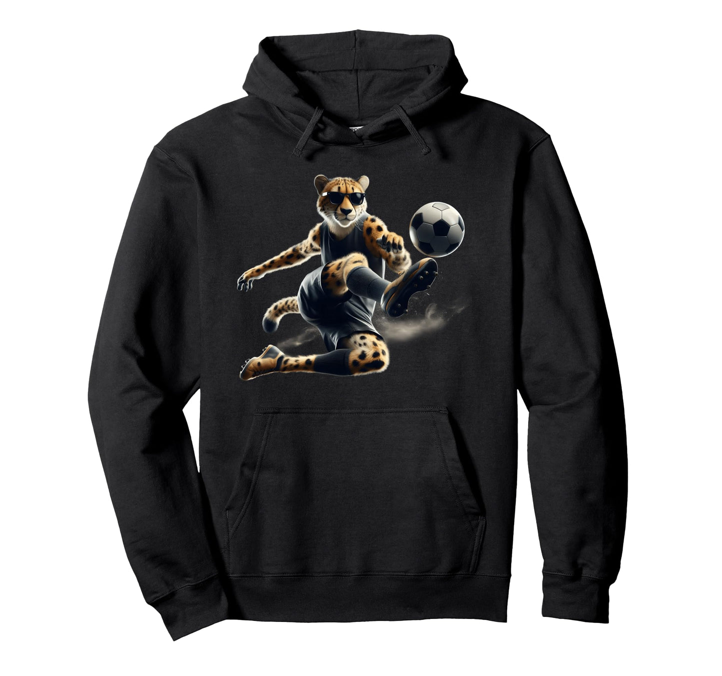 Cheetah Power Soccer Fast Moves And Hoodie - Unique Graphic Men Women - T-Shirt, Sweatshirt, Hoodie