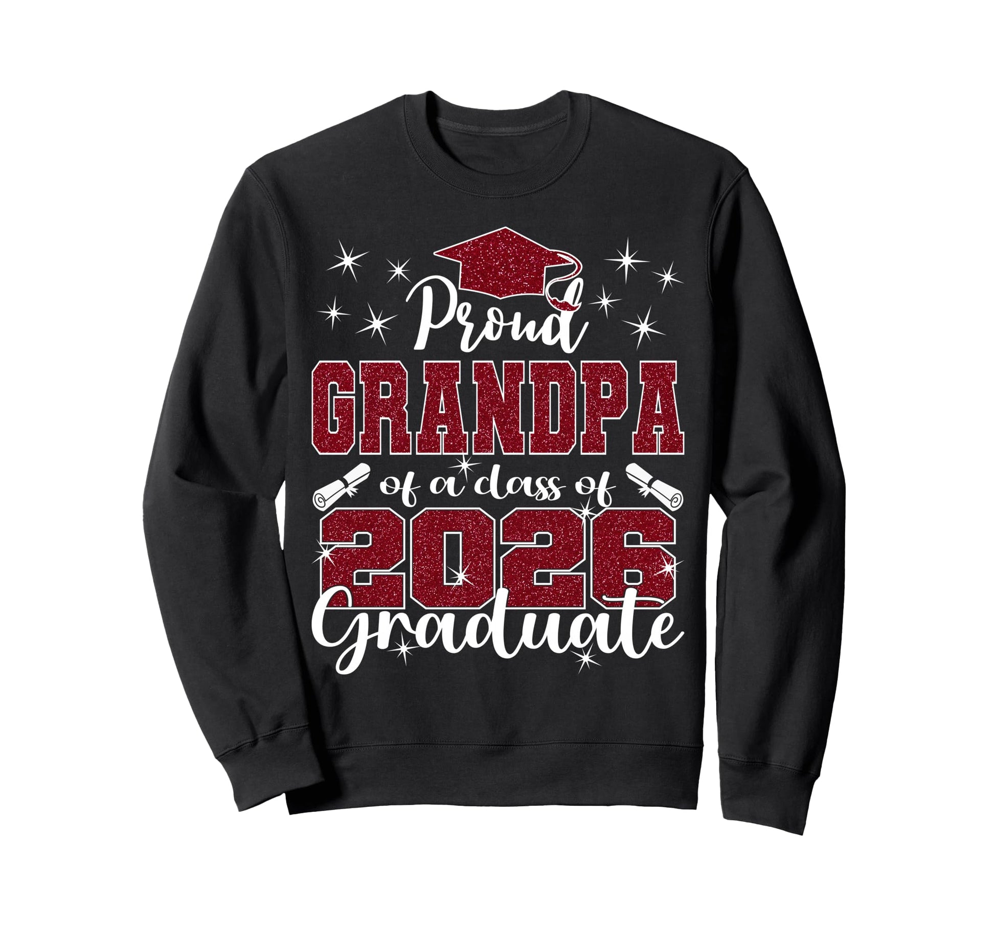 Super Proud Grandpa 2026 Graduate Sweatshirt - Trendy Graphic Men Women - T-Shirt, Sweatshirt, Hoodie