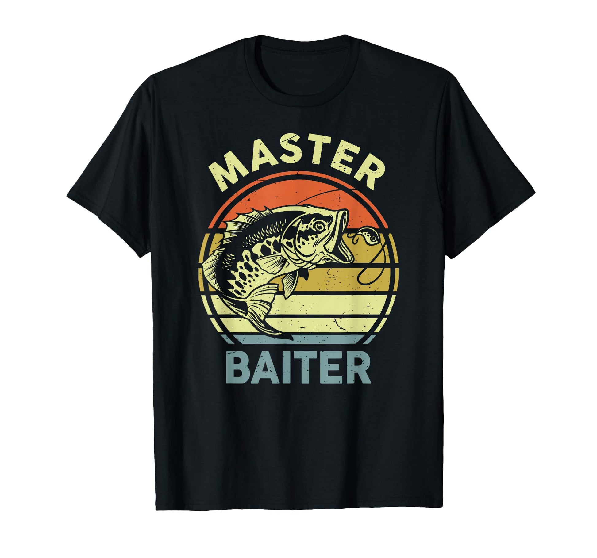 Fishing Dad Grandpa Master Baiter Funny T-Shirt - Unique Graphic Unisex - T-Shirt, Sweatshirt, Hoodie
