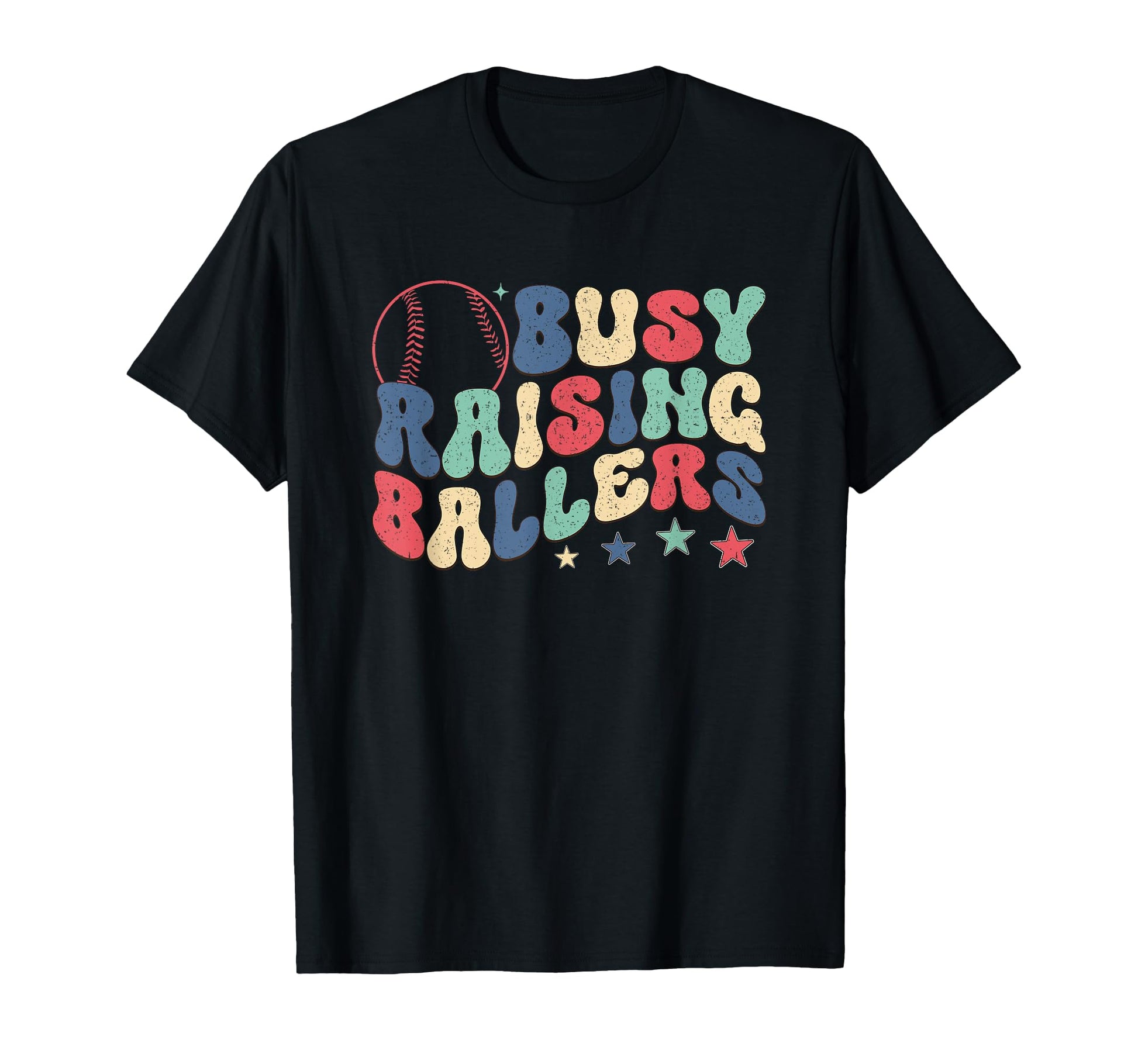 Busy Raising Ballers Fun Sports Parent T-Shirt - Trendy Graphic for Adults - T-Shirt, Sweatshirt, Hoodie