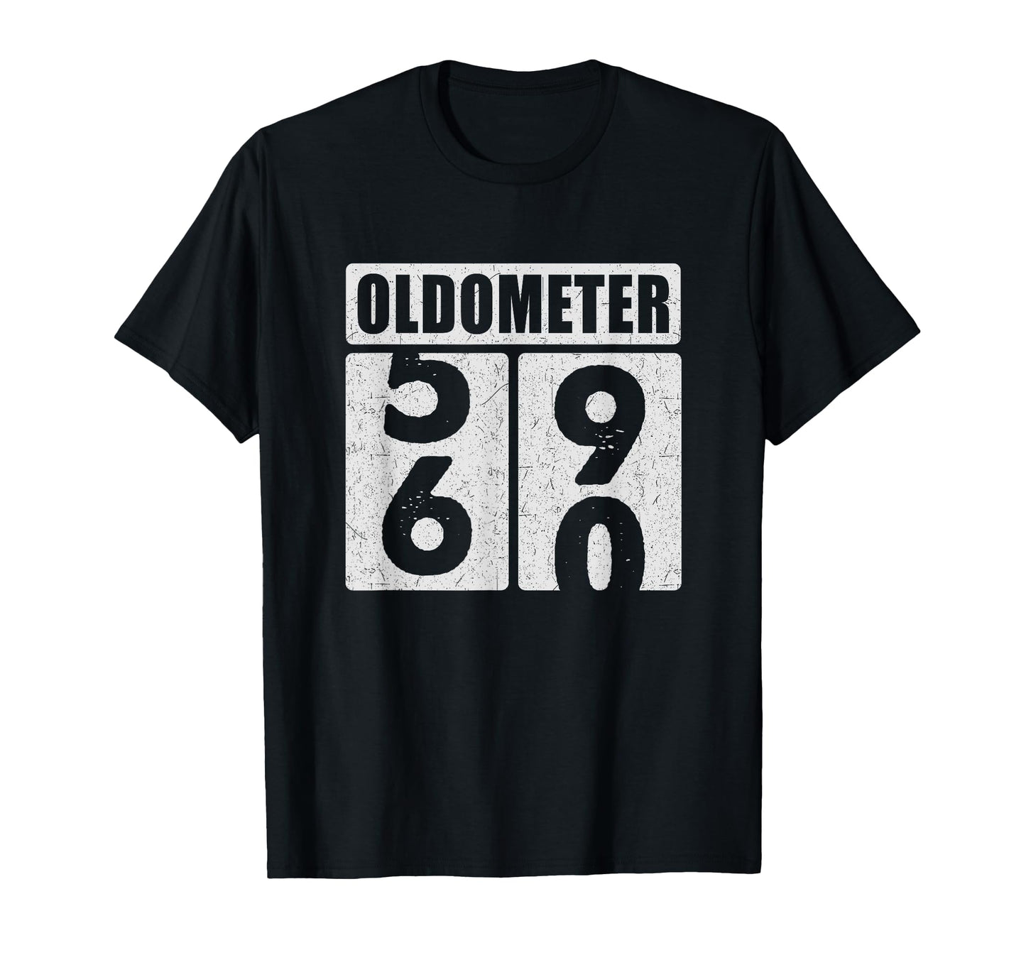 60Th Birthday 60 Year Old Oldometer 59 T-Shirt - Unique Graphic Men Women - T-Shirt, Sweatshirt, Hoodie