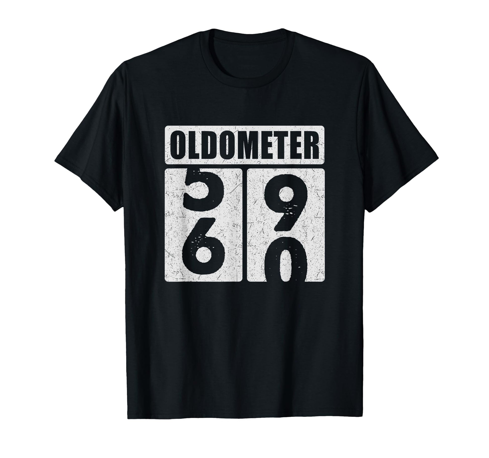 60Th Birthday 60 Year Old Oldometer 59 T-Shirt - Unique Graphic Men Women - T-Shirt, Sweatshirt, Hoodie