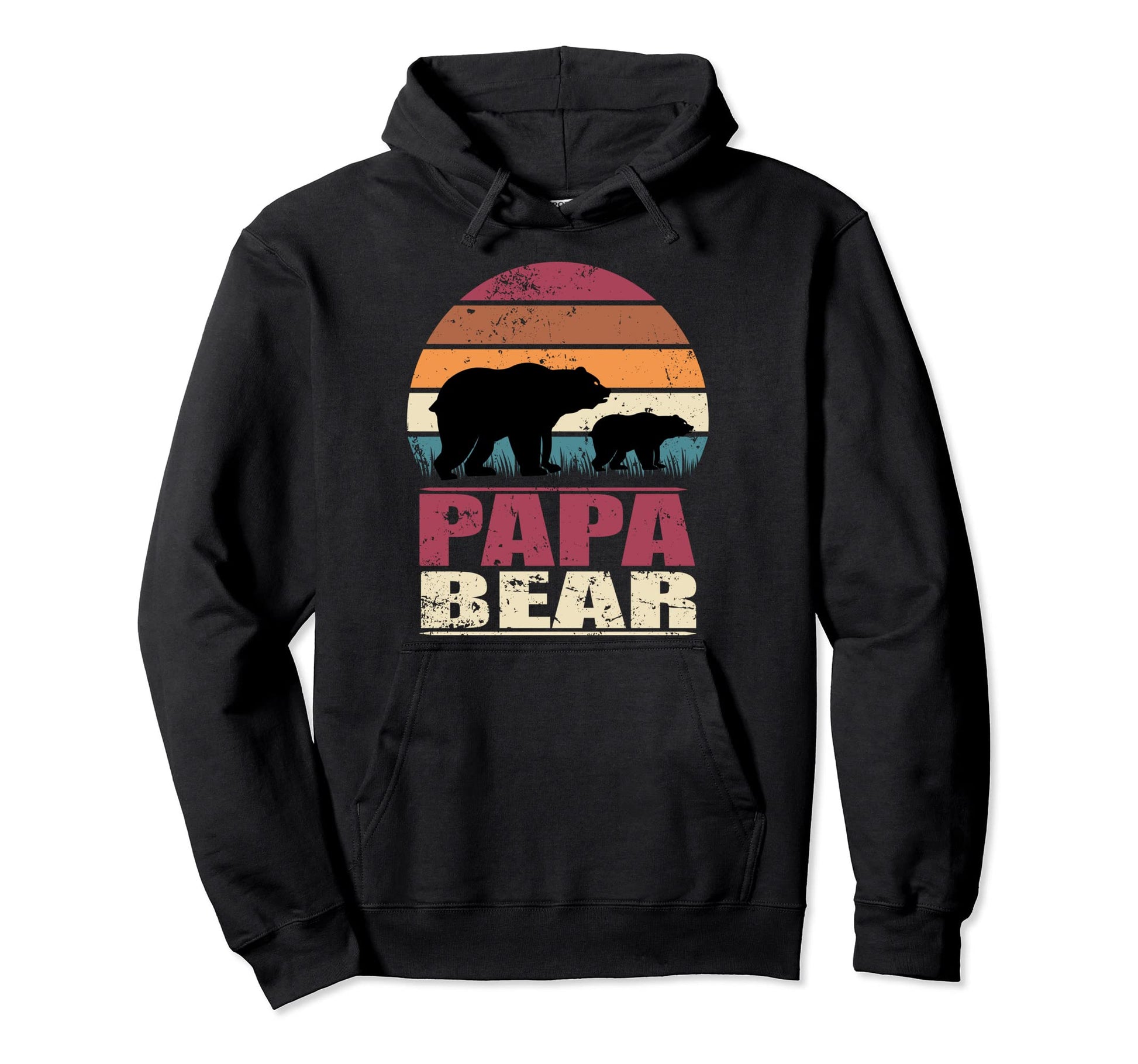Papabear Family Daddy Bear Newborn Hoodie - Minimalist Print Unisex - T-Shirt, Sweatshirt, Hoodie