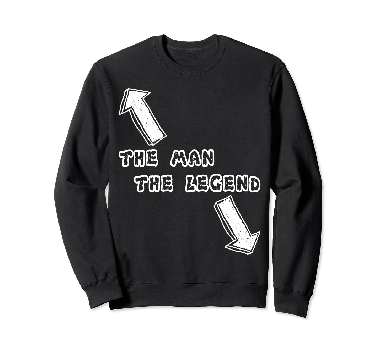 Legend Funny Dad Sweatshirt - Minimalist Print Men Women - T-Shirt, Sweatshirt, Hoodie