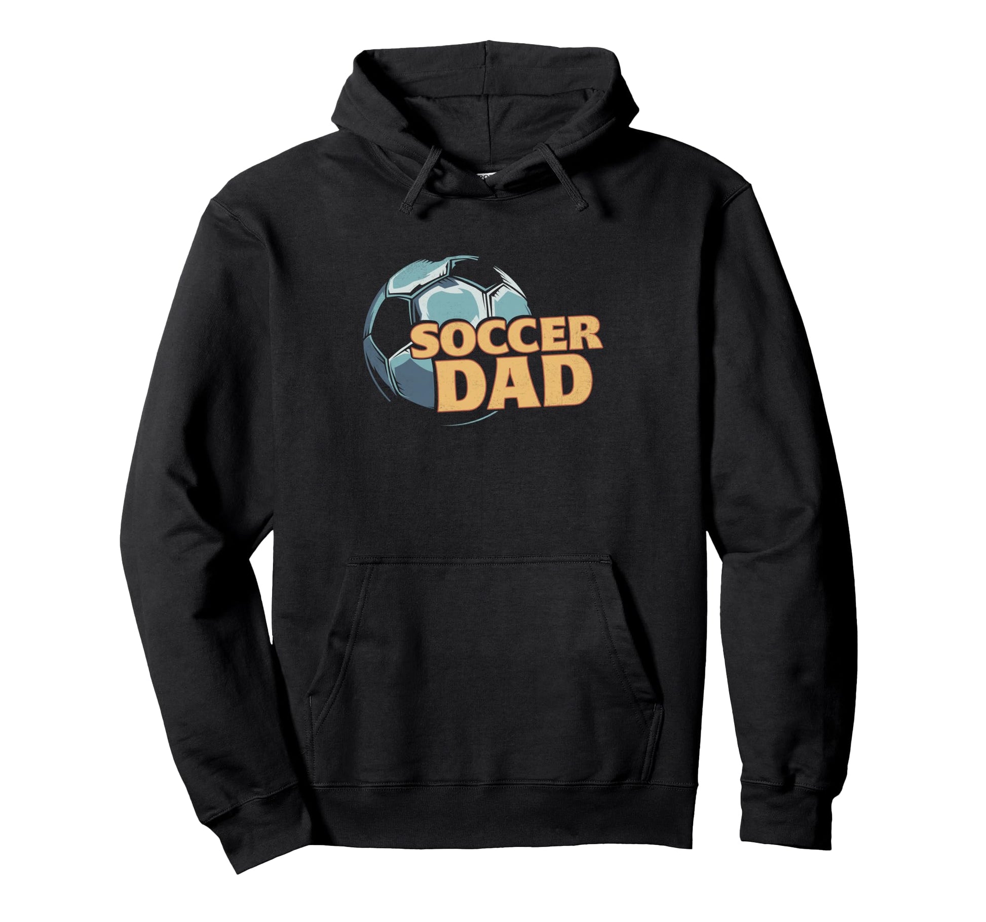 Funny Soccer Dad Daddy Happy Fathers Day Hoodie - Custom Art Print Unisex - T-Shirt, Sweatshirt, Hoodie