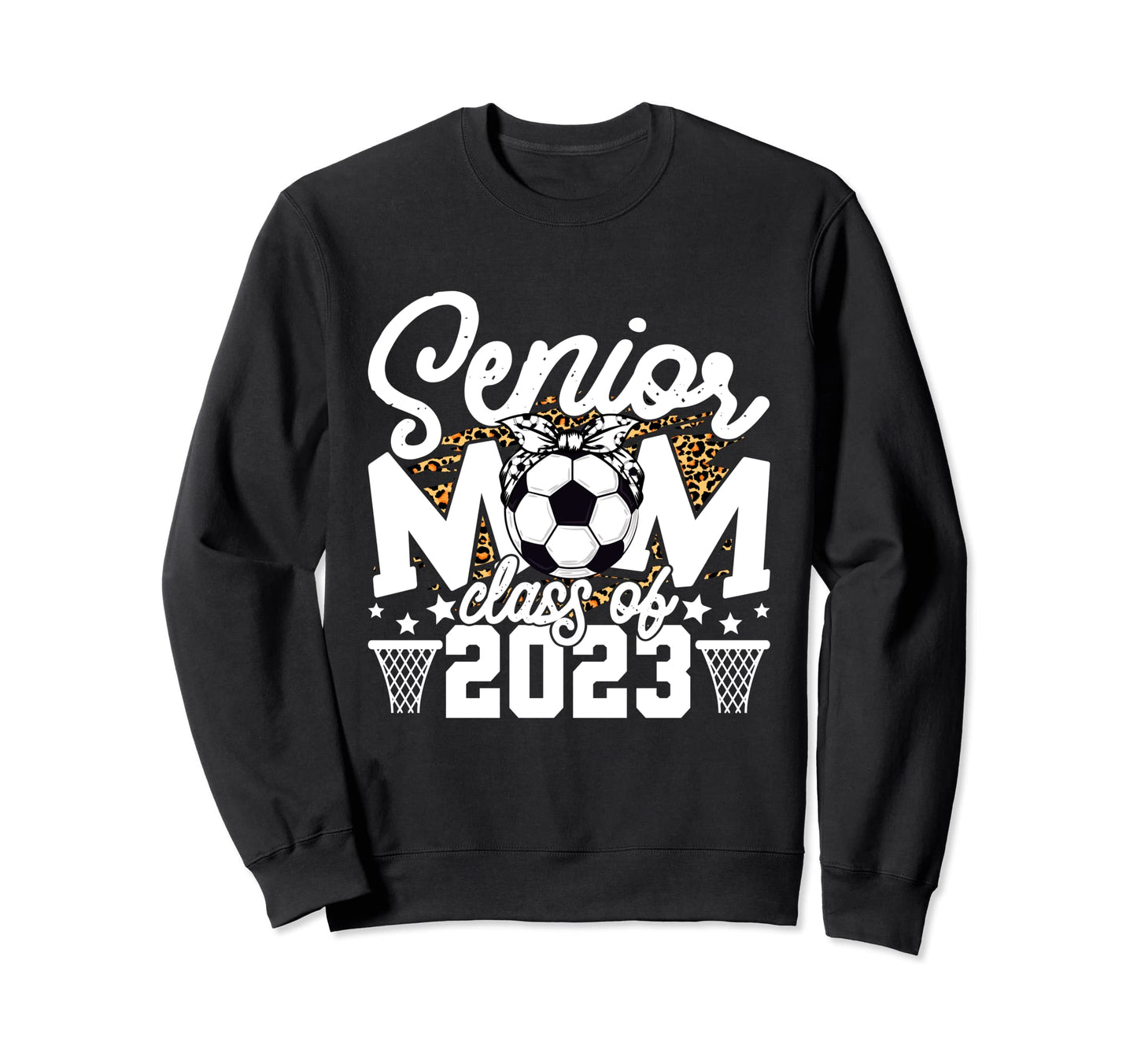 Leopard Senior Mom Class 2023 Sweatshirt - Aesthetic Graphic Men Women - T-Shirt, Sweatshirt, Hoodie