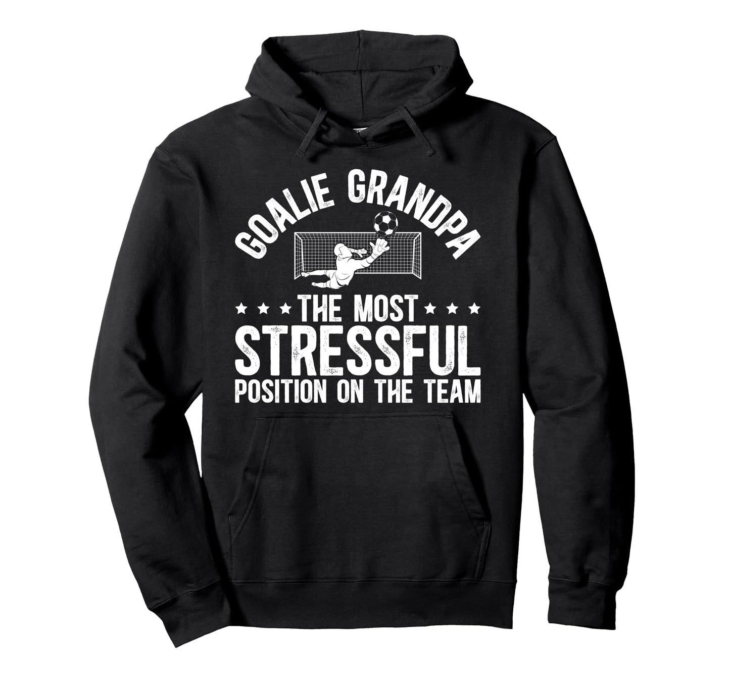 Funny Soccer Goalie Grandpa Soccer Hoodie - Graphic Print for Adults - T-Shirt, Sweatshirt, Hoodie