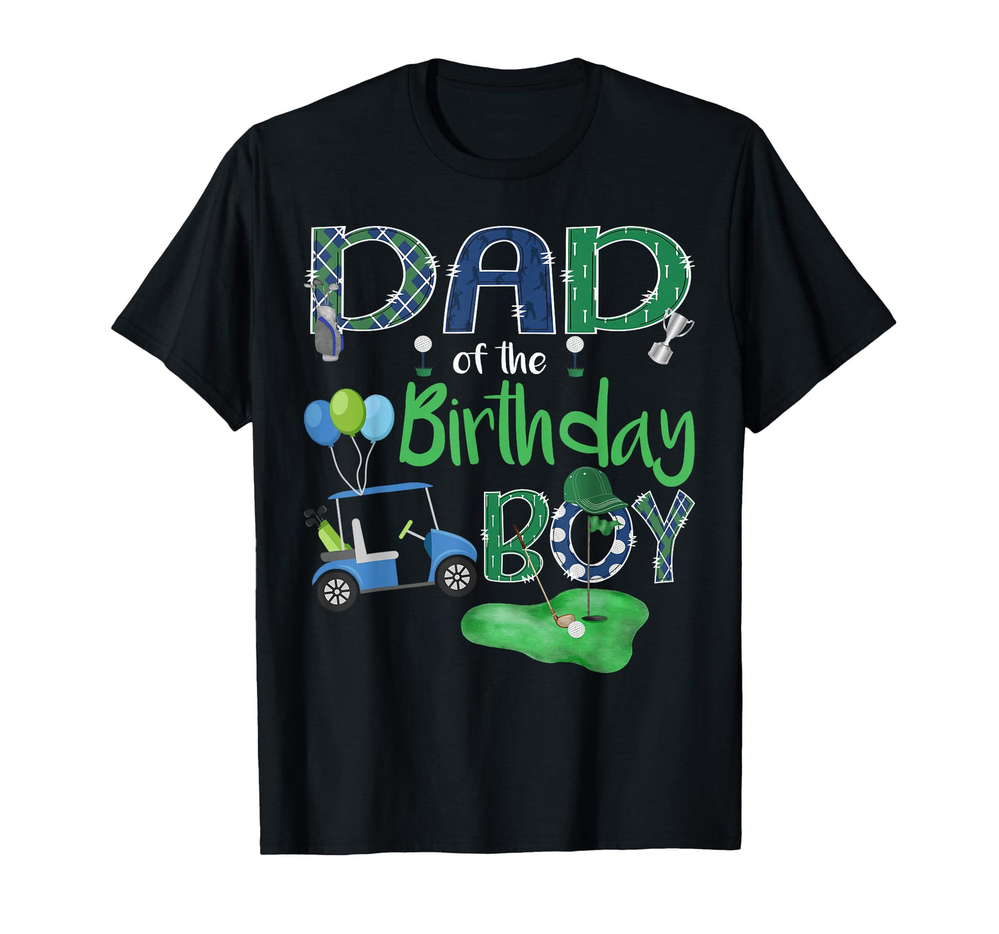 Dad Birthday Hole One Golf Player T-Shirt - Minimalist Print Unisex - T-Shirt, Sweatshirt, Hoodie
