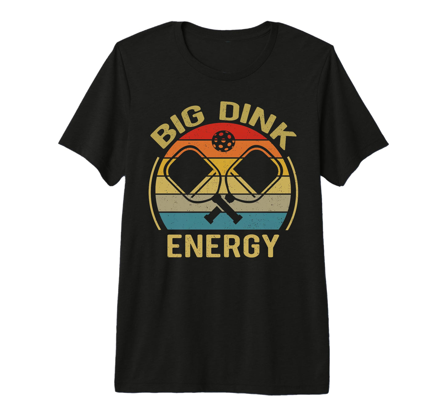 Funny Pickleball Big Dink Energy T-Shirt - Fun Novelty Design for Adults - T-Shirt, Sweatshirt, Hoodie