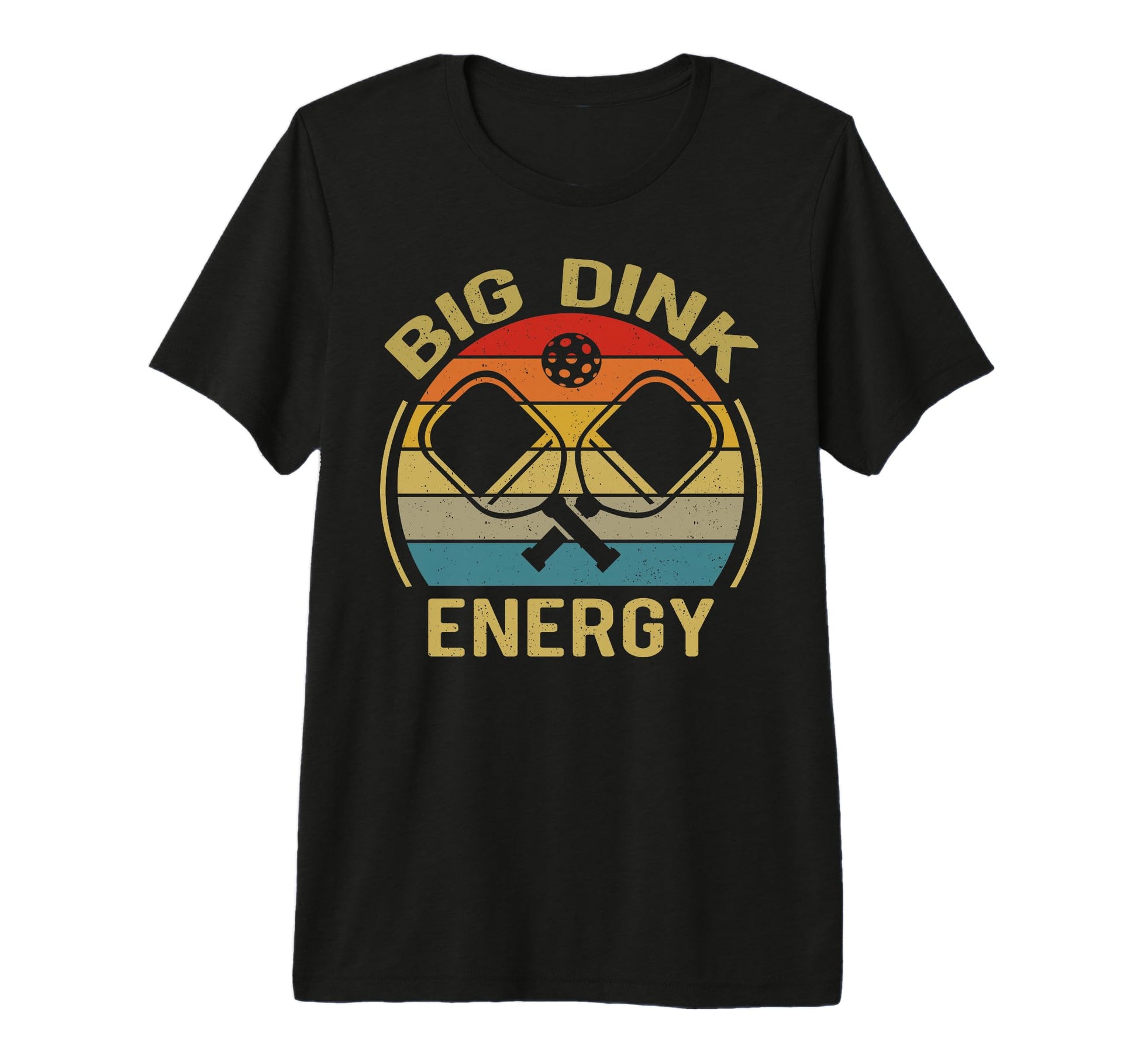 Funny Pickleball Big Dink Energy T-Shirt - Fun Novelty Design for Adults - T-Shirt, Sweatshirt, Hoodie