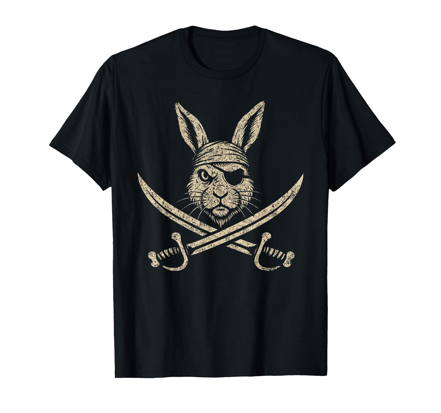 Pirate Rabbit And Crossbones Bunny Mom T-Shirt - Graphic Print Unisex - T-Shirt, Sweatshirt, Hoodie