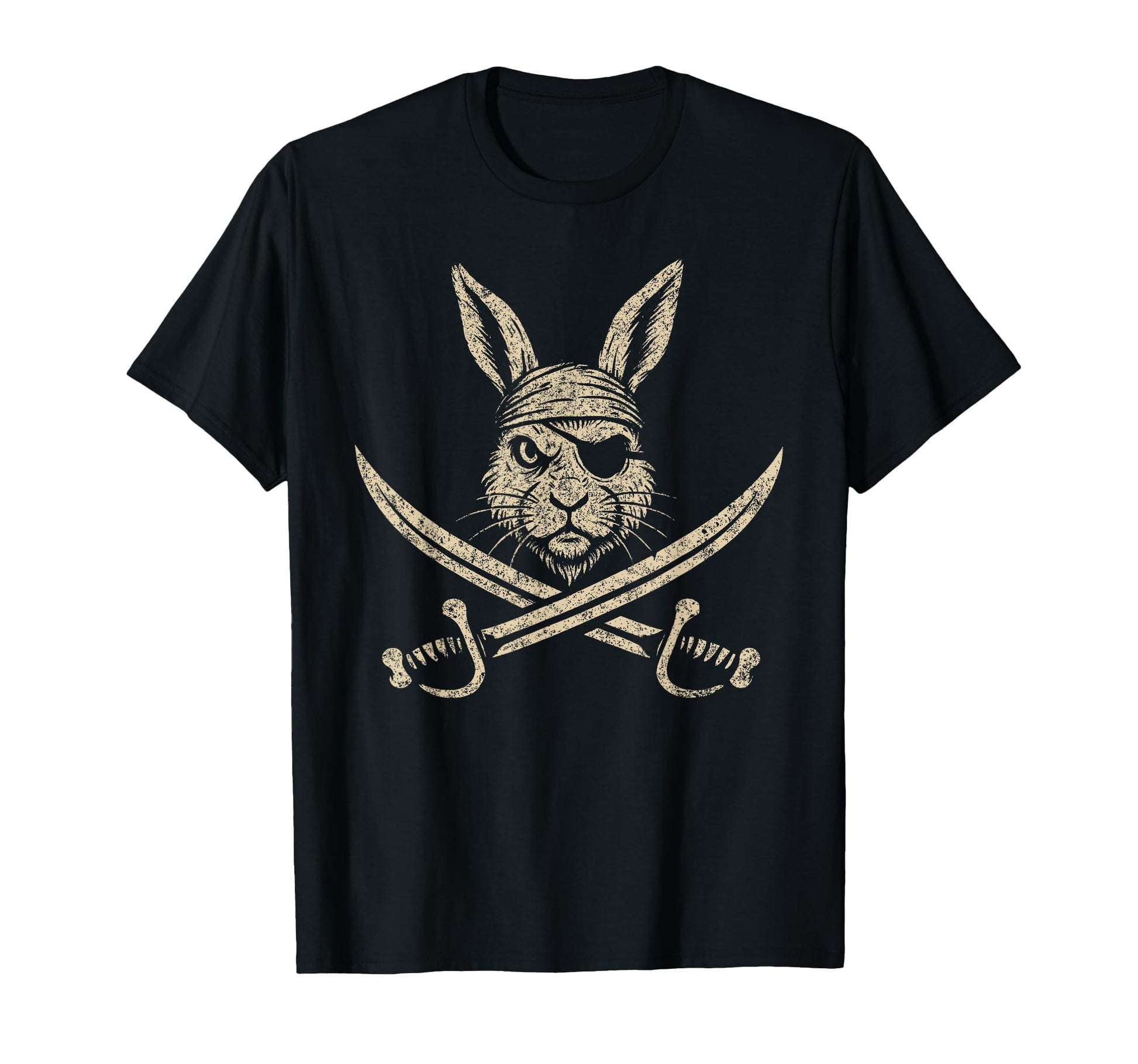 Pirate Rabbit And Crossbones Bunny Mom T-Shirt - Graphic Print Unisex - T-Shirt, Sweatshirt, Hoodie