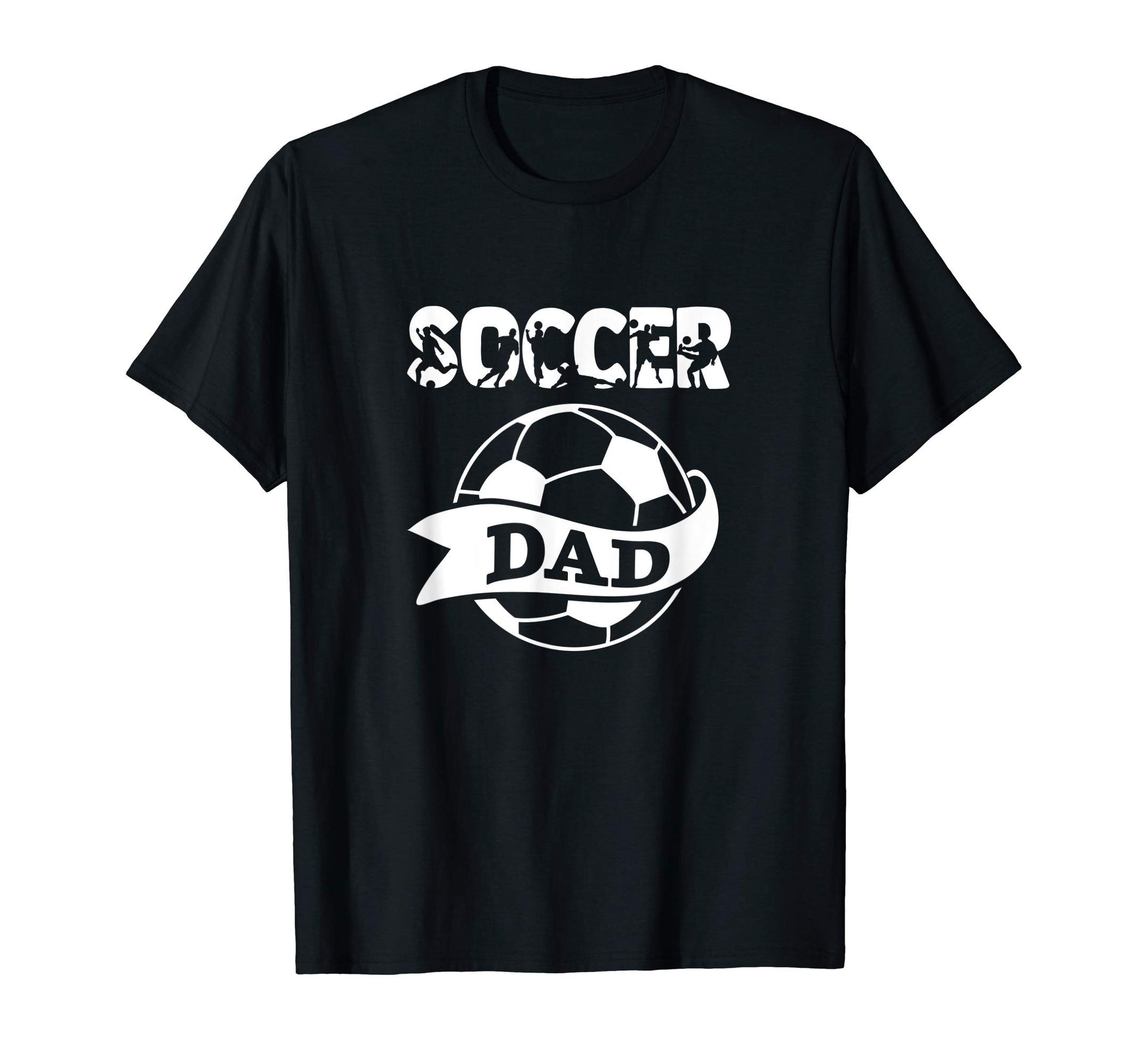 Mens Soccer Dad Distressed Soccer Ball T-Shirt - Graphic Print Men Women - T-Shirt, Sweatshirt, Hoodie