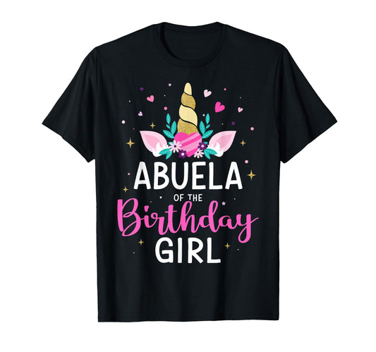 Abuela Birthday Matching Family T-Shirt - Aesthetic Graphic Men Women - T-Shirt, Sweatshirt, Hoodie