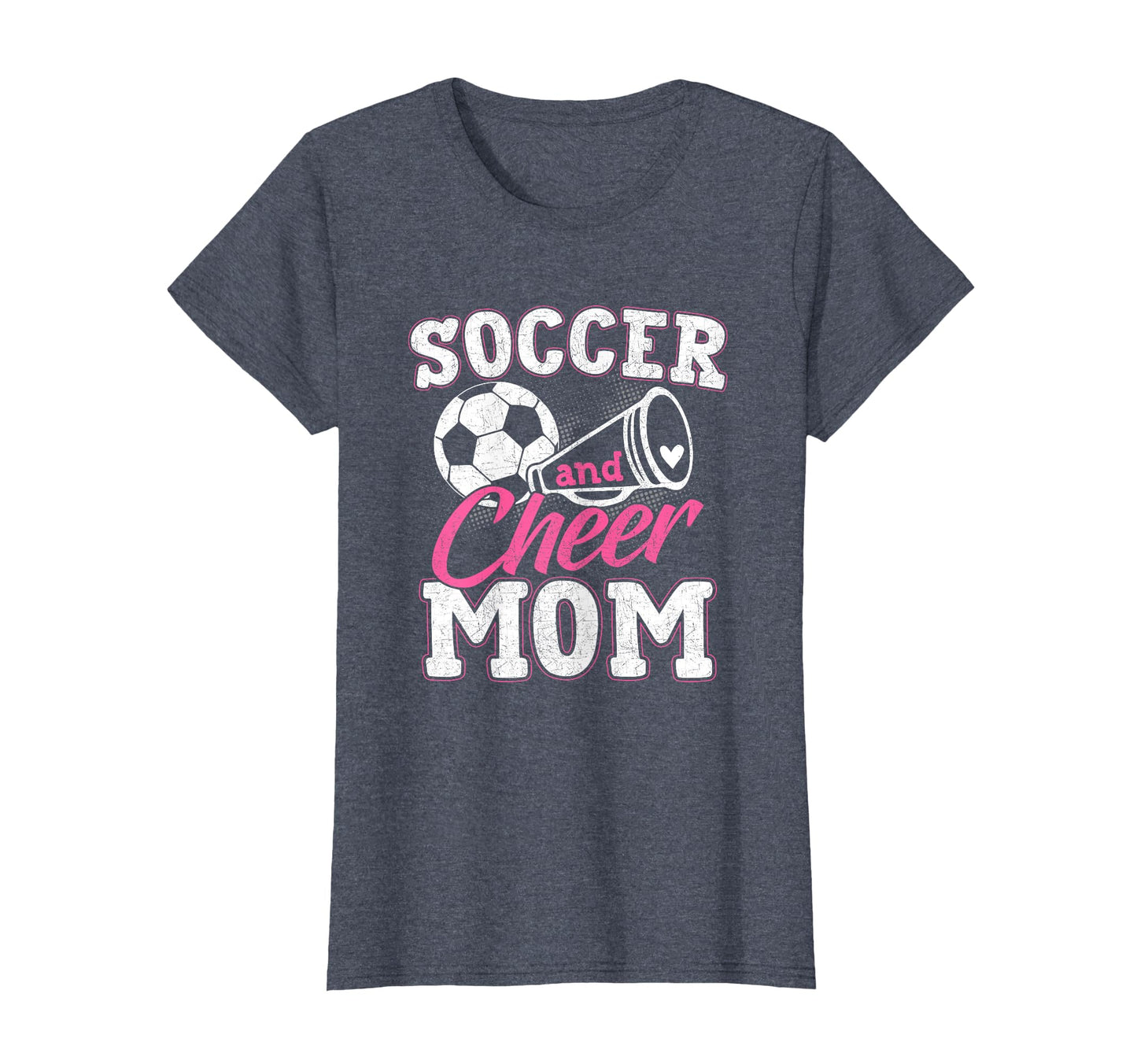 Funny Cheerleading Mom Soccer And Cheer T-Shirt - Novelty Apparel Unisex - T-Shirt, Sweatshirt, Hoodie