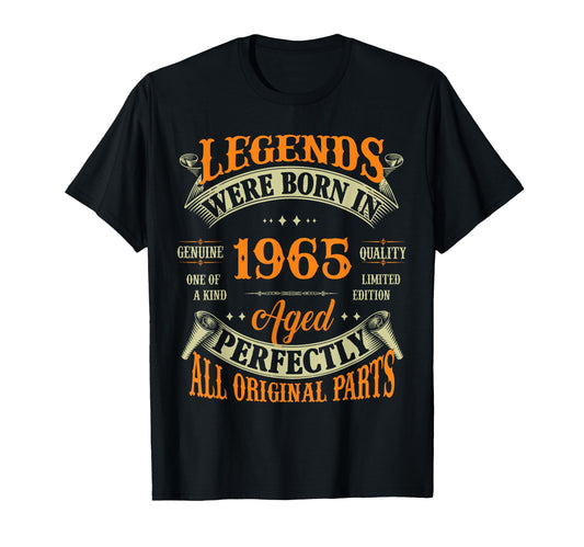 61St Birthday Gift Legends Born T-Shirt - Casual Everyday Wear Men Women - T-Shirt, Sweatshirt, Hoodie