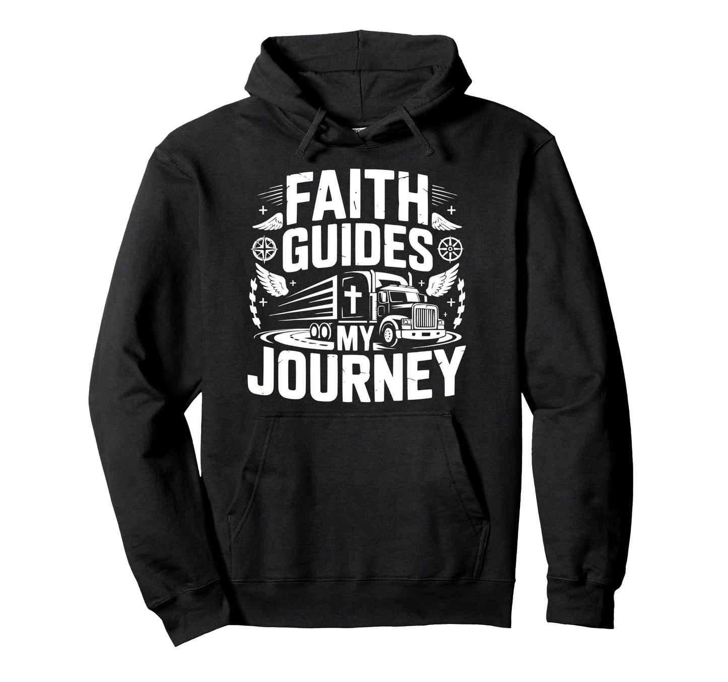 Christian Truck Driver Trucker Hoodie - Casual Everyday Wear Men Women - T-Shirt, Sweatshirt, Hoodie