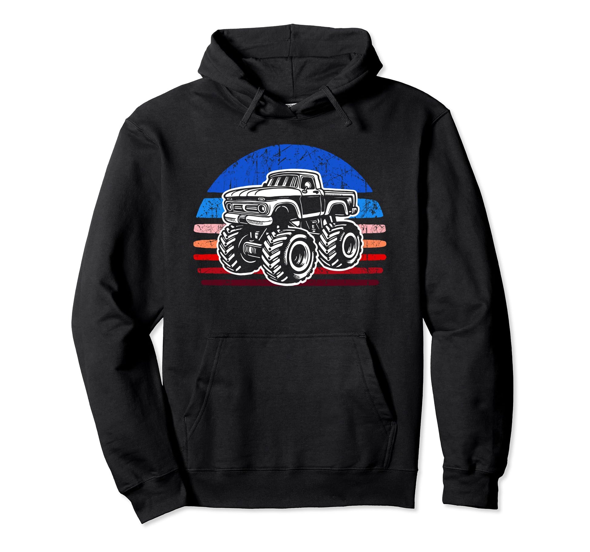 Monster Truck Dad Fathers Day Hoodie - Fun Novelty Design Unisex - T-Shirt, Sweatshirt, Hoodie