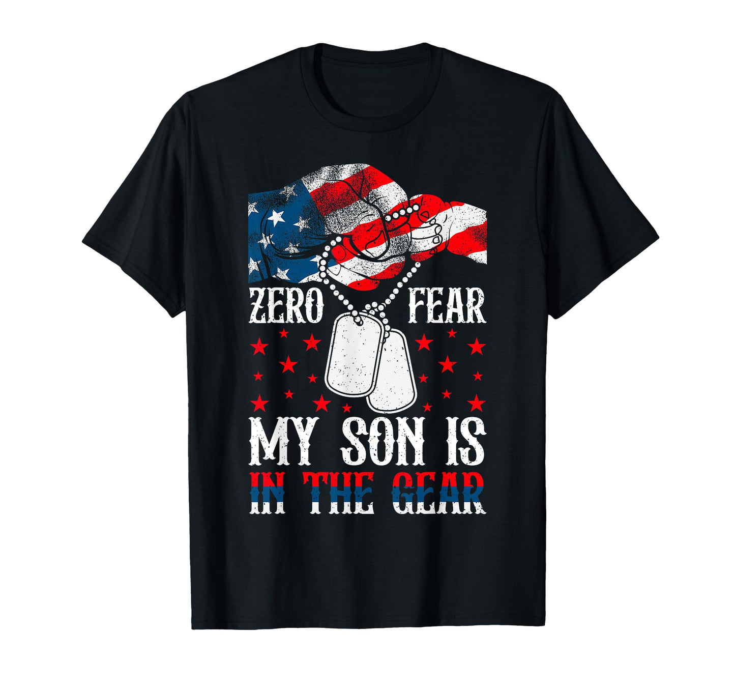 Proud Military Dad American Usa Flag T-Shirt - Casual Everyday Wear Unisex - T-Shirt, Sweatshirt, Hoodie
