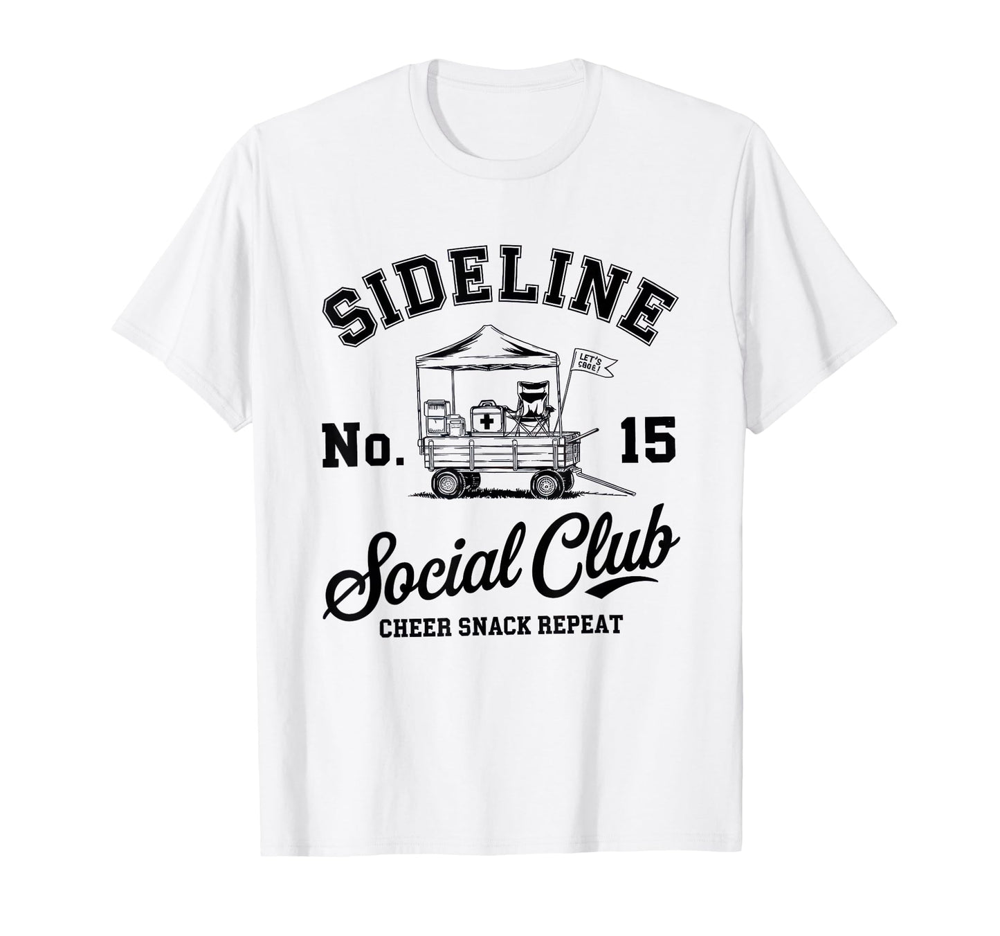 Sideline Social Club Soccer Mom Game Day T-Shirt - Unique Graphic Men Women - T-Shirt, Sweatshirt, Hoodie