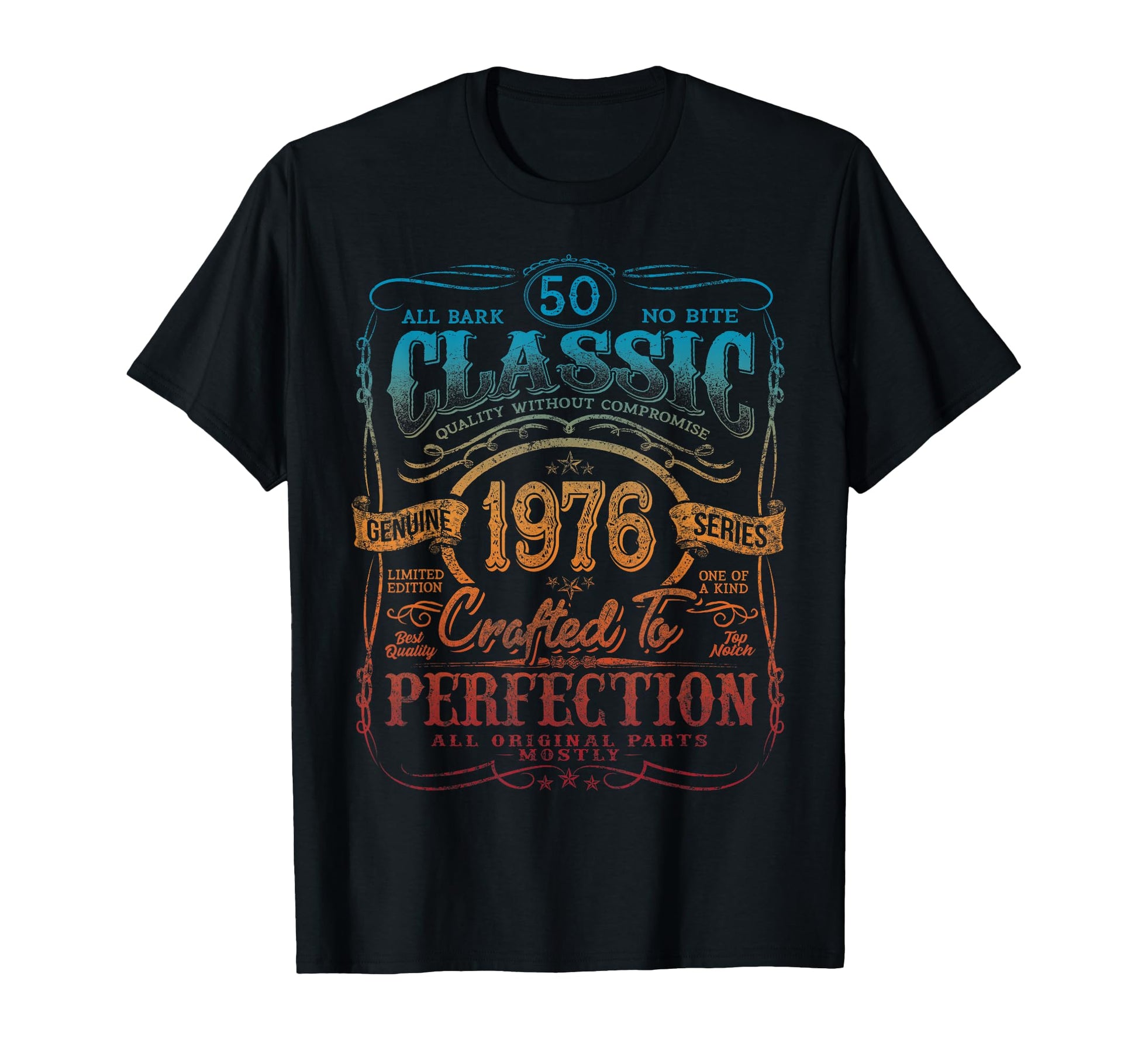1976 50 Year Old 50Th Birthday T-Shirt - Trendy Graphic Unisex - T-Shirt, Sweatshirt, Hoodie