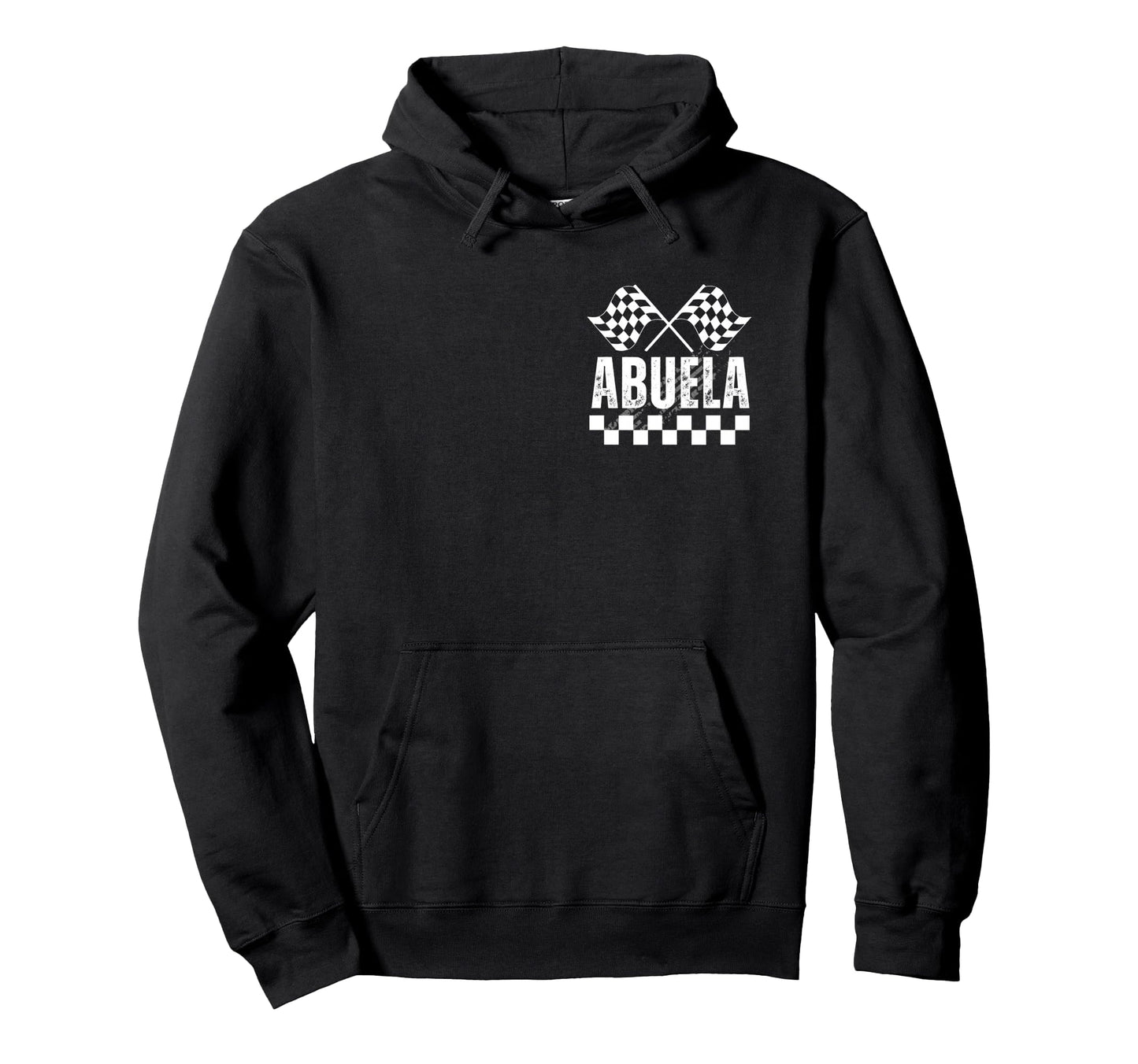 Racing Birthday Party Car Pit Crew Abuela Hoodie - Graphic Print Men Women - T-Shirt, Sweatshirt, Hoodie