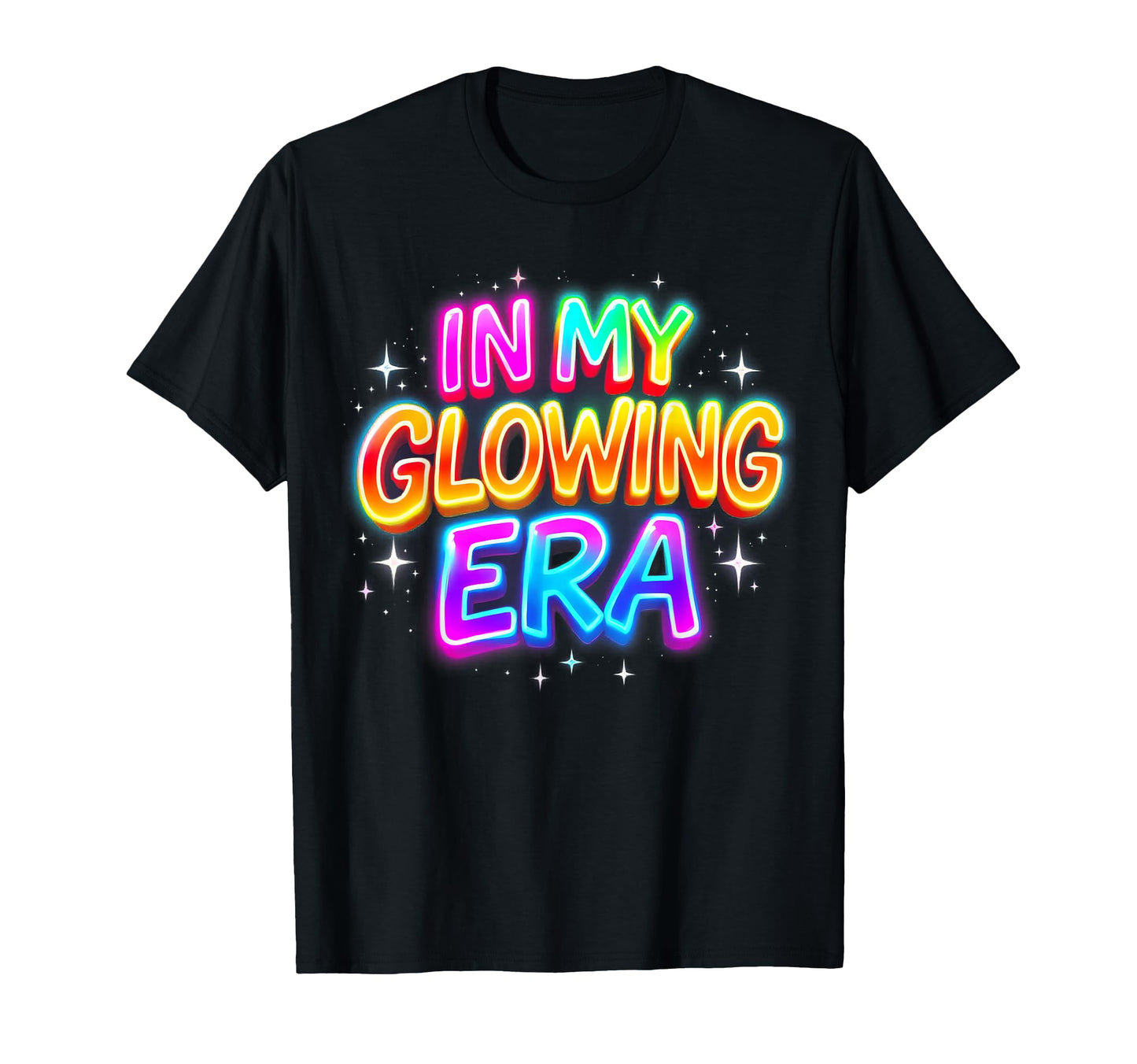 My Glowing Era Groovy Colorful Bright T-Shirt - Unique Graphic for Adults - T-Shirt, Sweatshirt, Hoodie