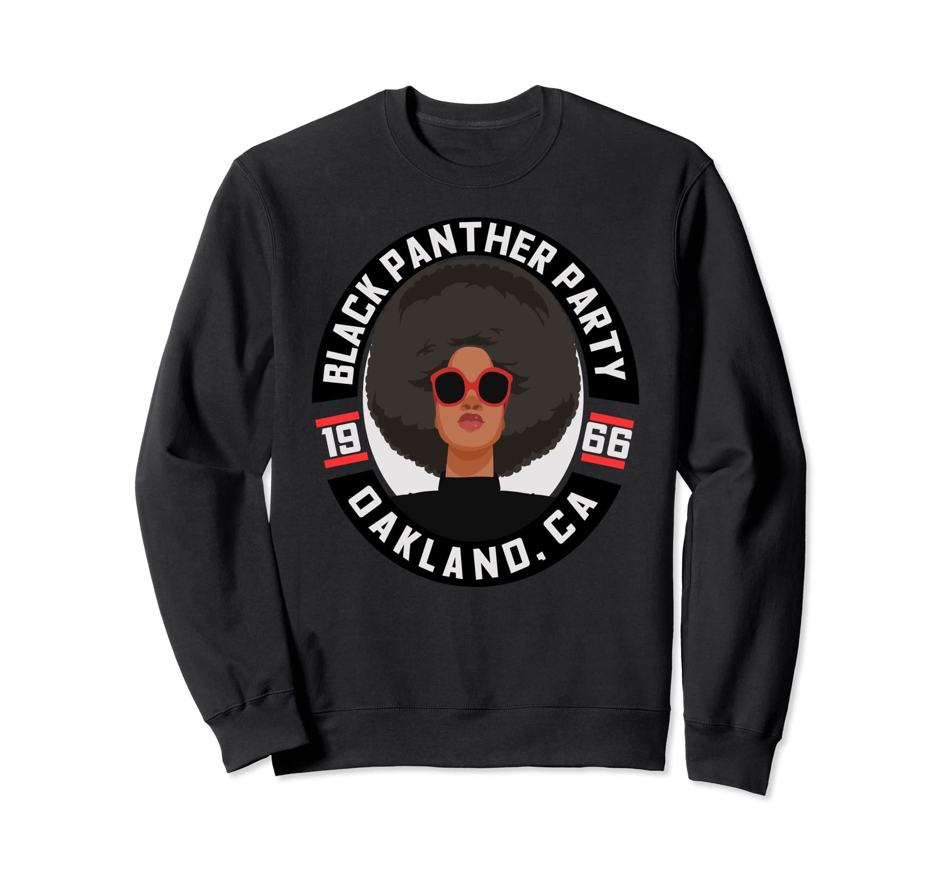 Black Panthers Party 1966 Sweatshirt - Casual Everyday Wear for Adults - T-Shirt, Sweatshirt, Hoodie