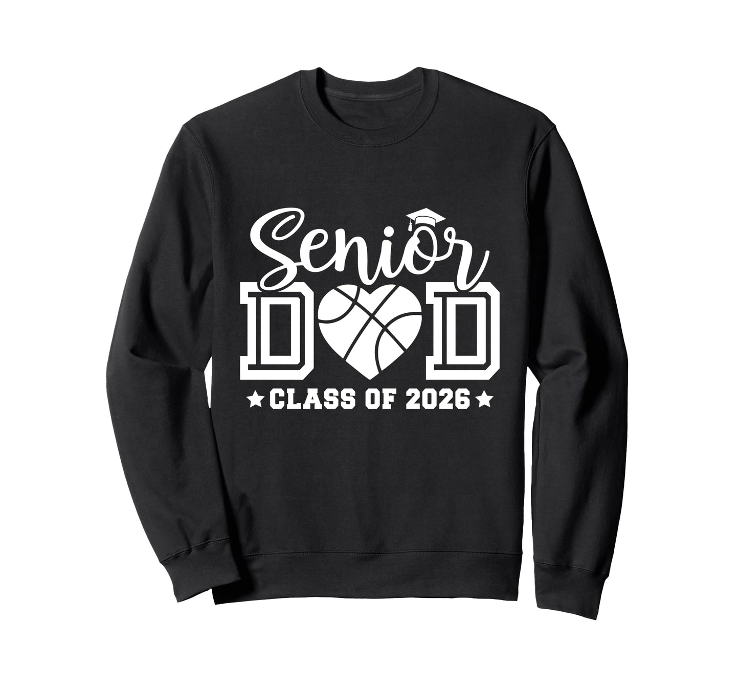 Proud Dad 2026 Senior Graduate Sweatshirt - Novelty Apparel for Adults - T-Shirt, Sweatshirt, Hoodie