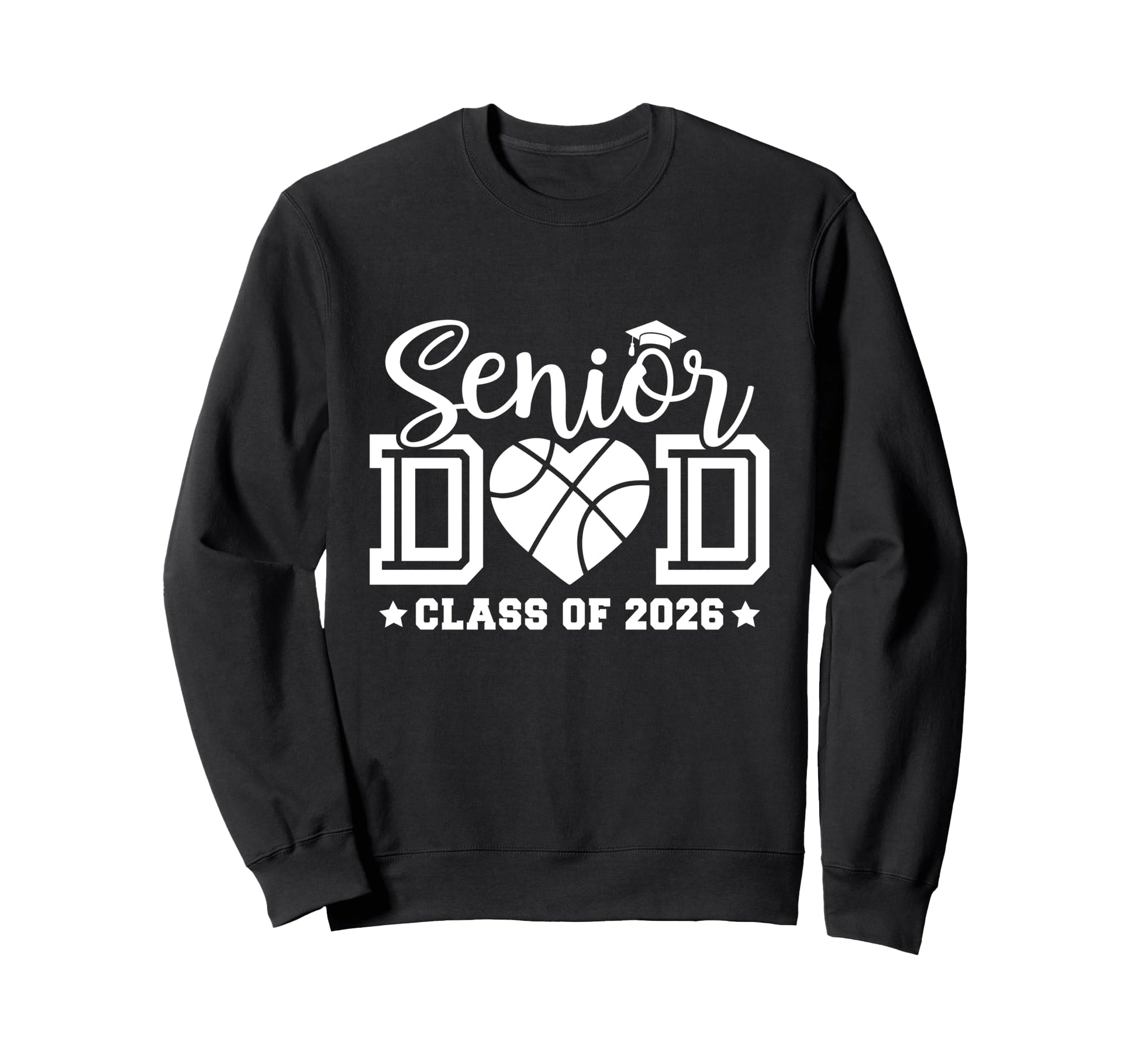 Proud Dad 2026 Senior Graduate Sweatshirt - Novelty Apparel for Adults - T-Shirt, Sweatshirt, Hoodie