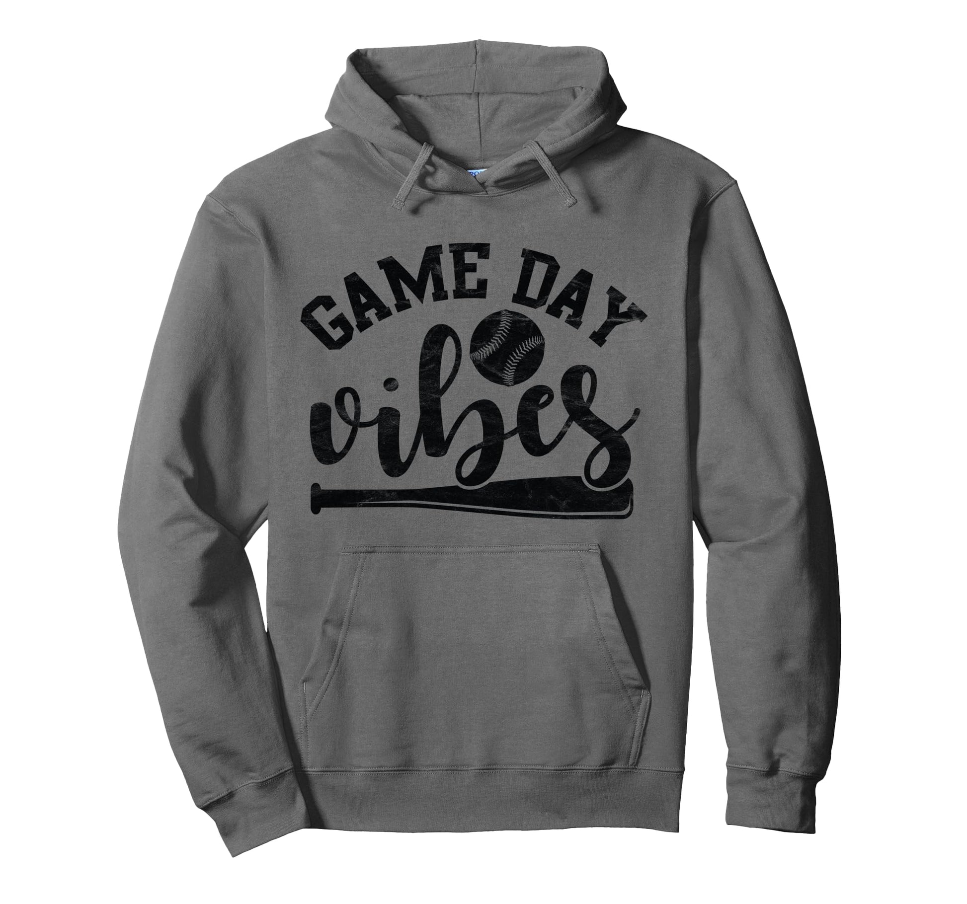 Game Day Vibes Sports Games Baseball Hoodie - Graphic Print Men Women - T-Shirt, Sweatshirt, Hoodie