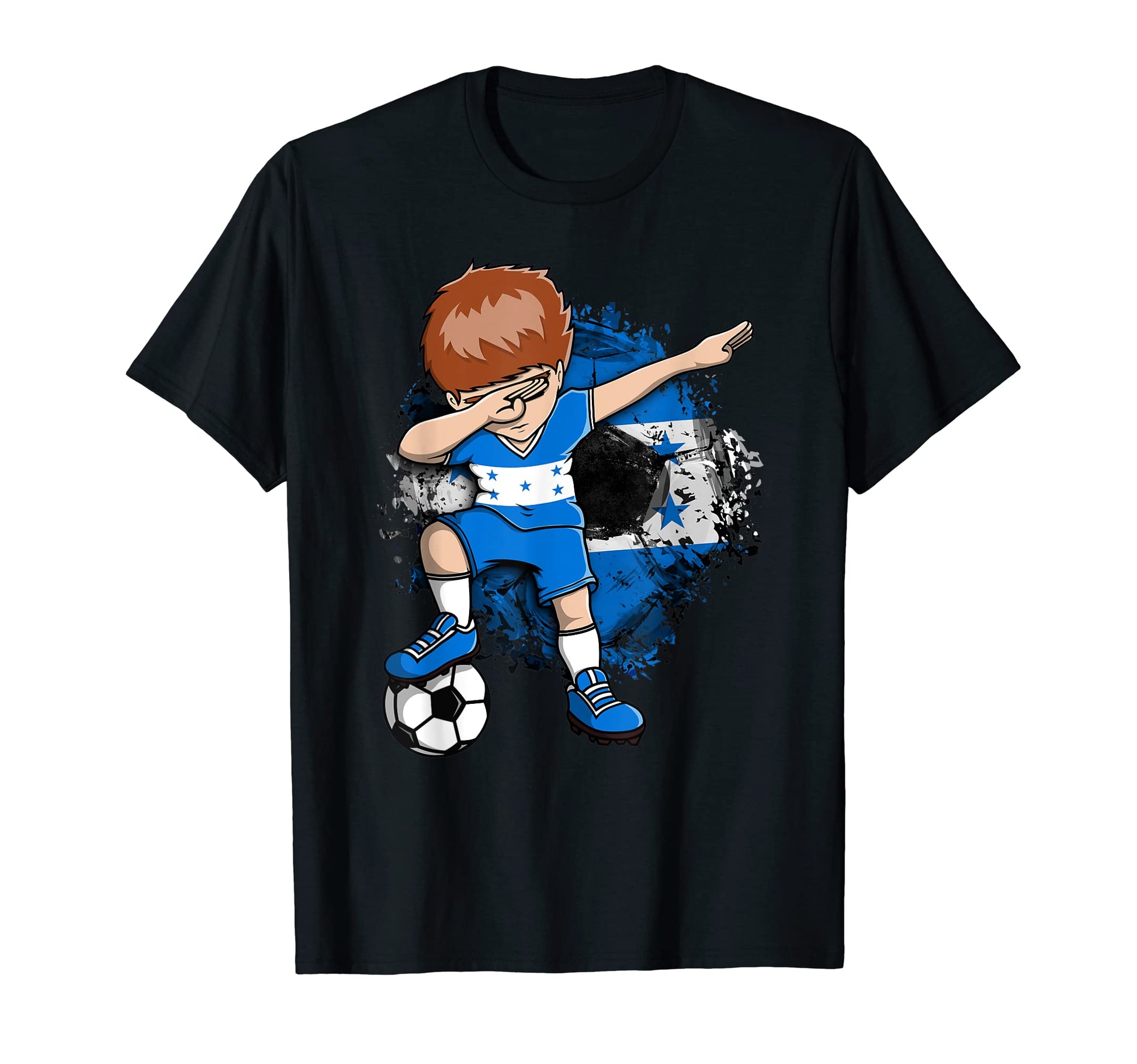 Dabbing Soccer Honduras Jersey T-Shirt - Streetwear Style for Adults - T-Shirt, Sweatshirt, Hoodie