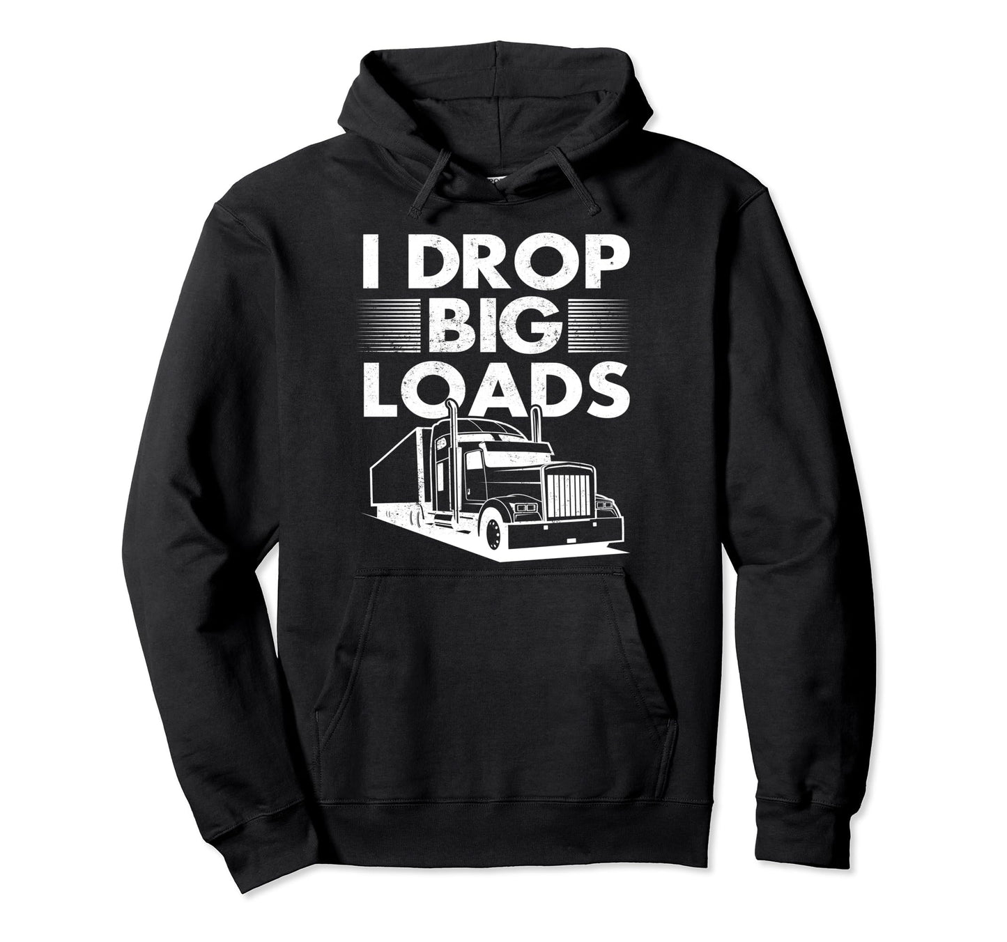 Funny Trucker Dad Trucking Semi Hoodie - Aesthetic Graphic for Adults - T-Shirt, Sweatshirt, Hoodie