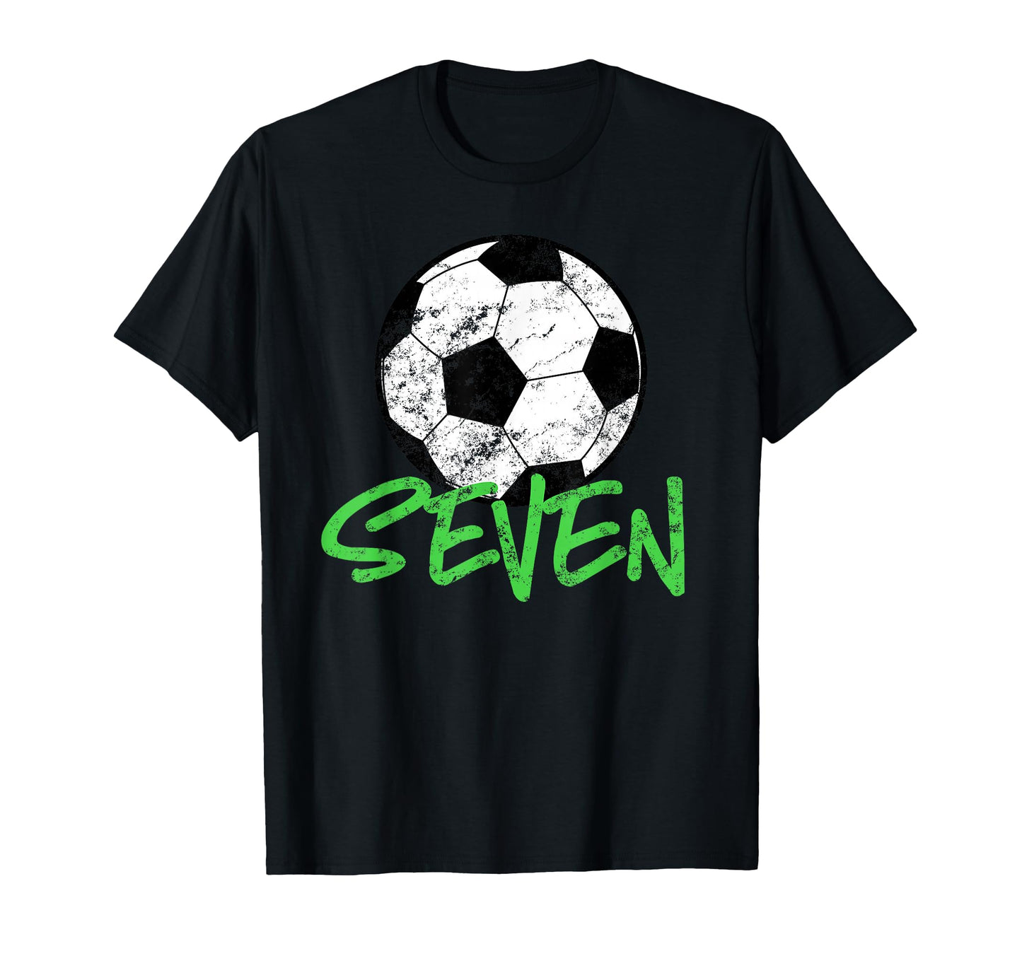 Soccer Player 7Th Birthday 7 Years T-Shirt - Streetwear Style Men Women - T-Shirt, Sweatshirt, Hoodie