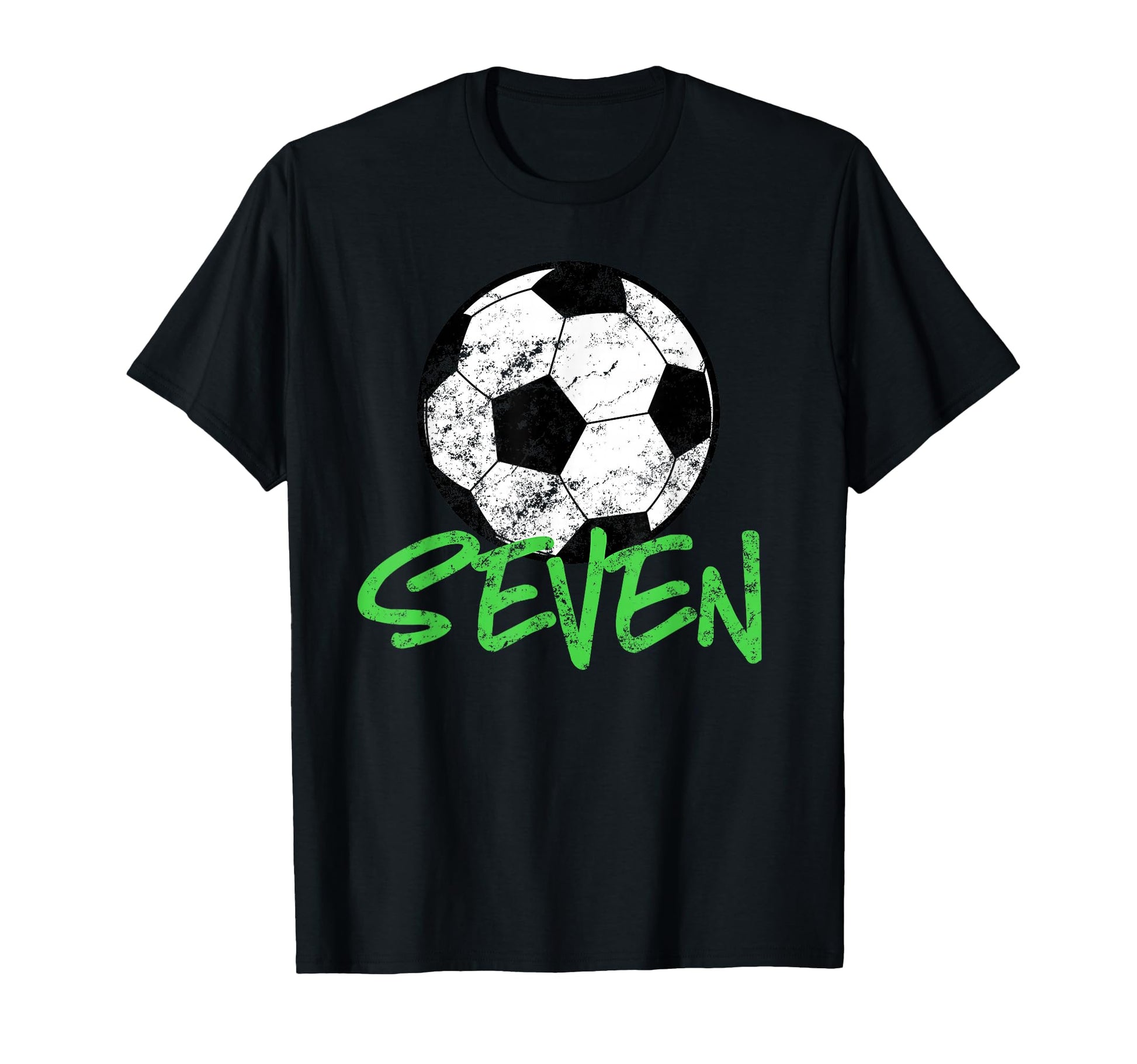 Soccer Player 7Th Birthday 7 Years T-Shirt - Streetwear Style Men Women - T-Shirt, Sweatshirt, Hoodie