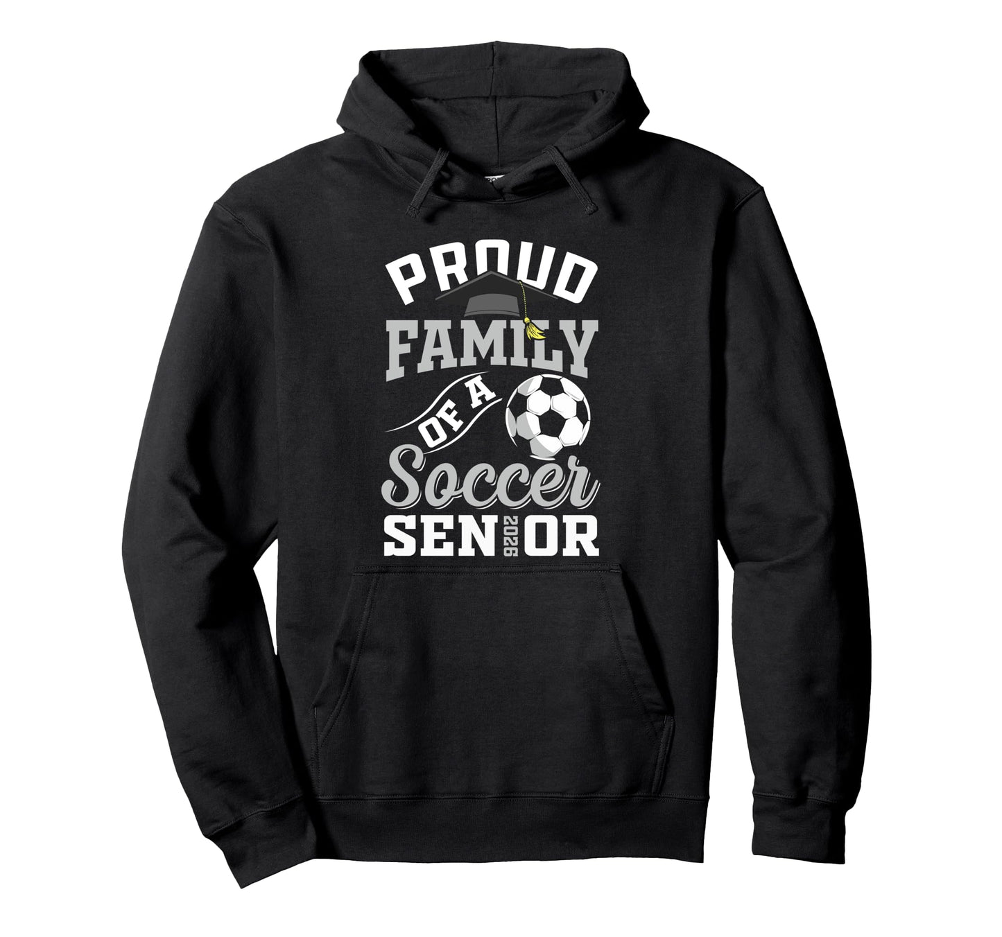 Proud Family Soccer Senior Class Hoodie - Aesthetic Graphic for Adults - T-Shirt, Sweatshirt, Hoodie