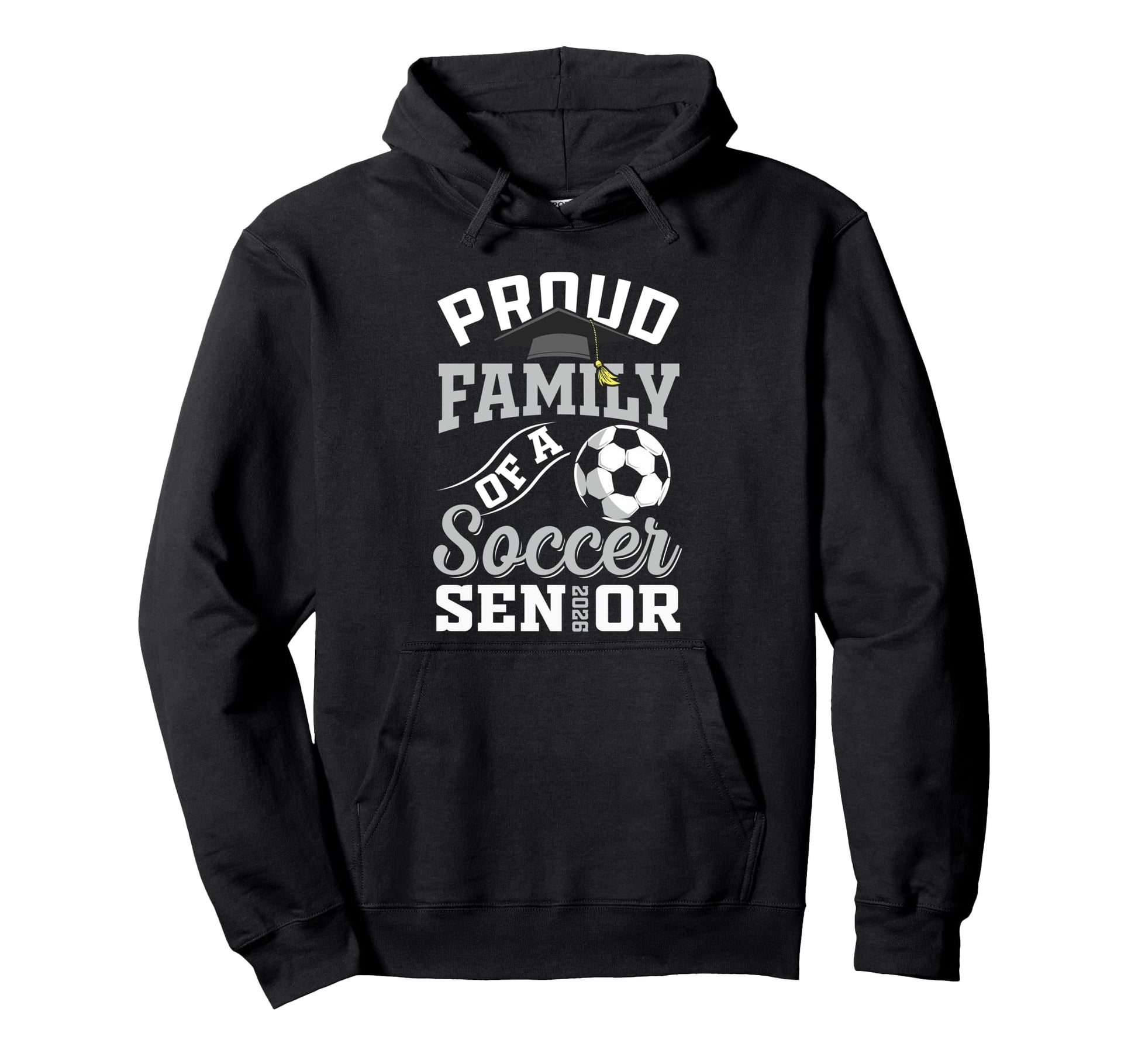 Proud Family Soccer Senior Class Hoodie - Aesthetic Graphic for Adults - T-Shirt, Sweatshirt, Hoodie