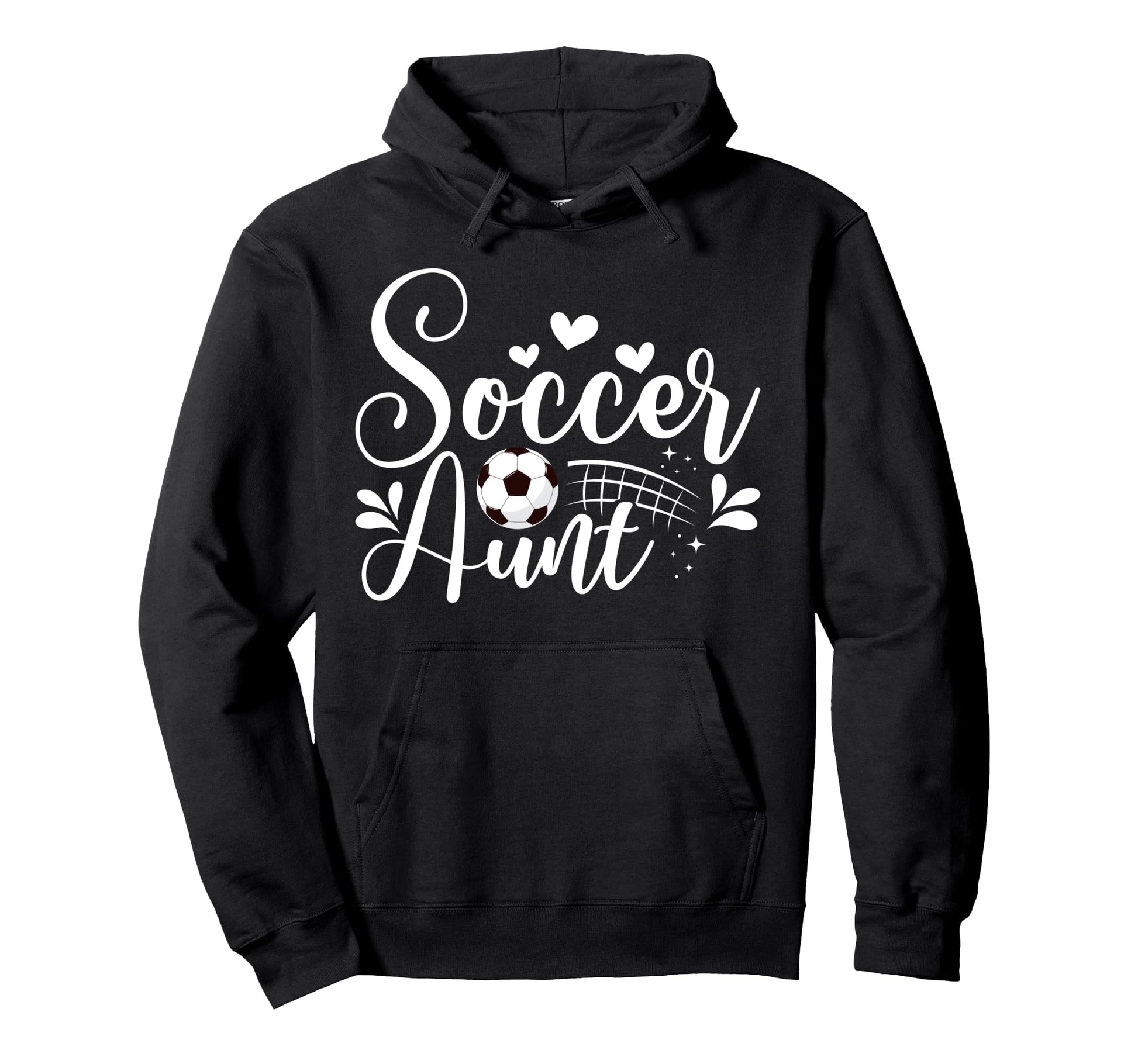 Soccer Aunt Soccer Player Aunt Soccer Hoodie - Fun Novelty Design Unisex - T-Shirt, Sweatshirt, Hoodie