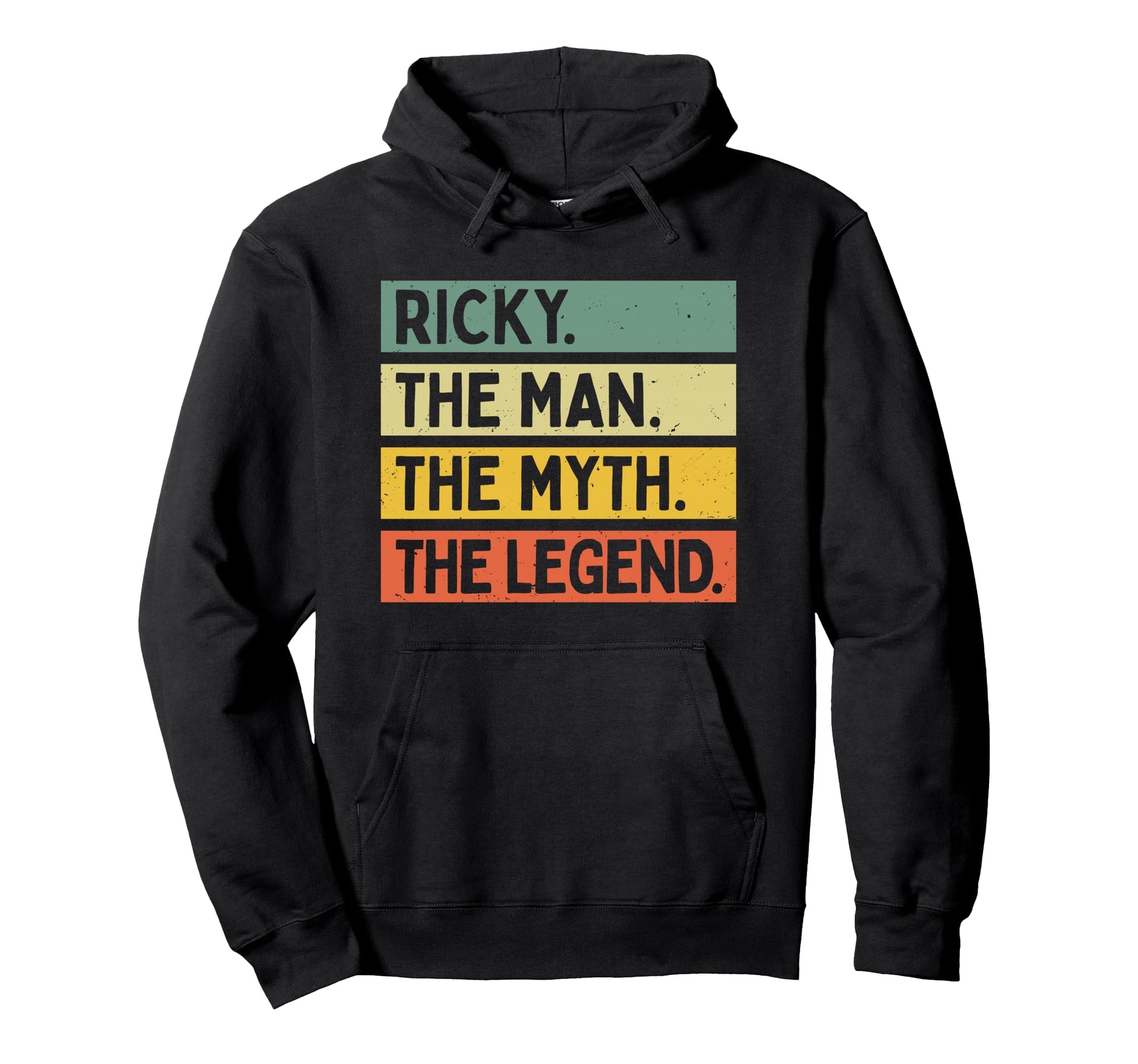 Ricky Myth Legend Funny Personalized Hoodie - Unique Graphic for Adults - T-Shirt, Sweatshirt, Hoodie
