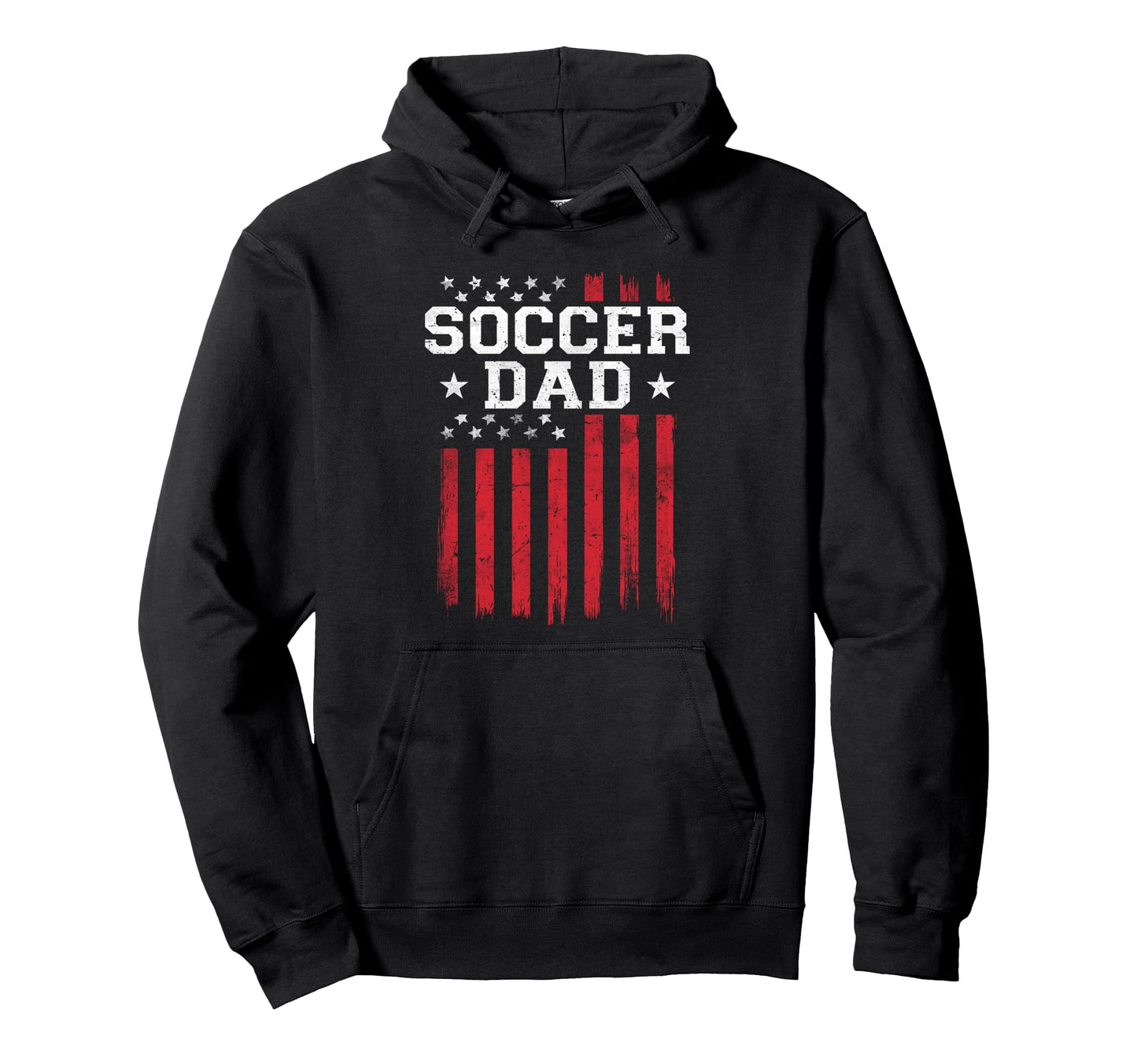Soccer Dad Proud American Flag Usa Hoodie - Custom Art Print for Adults - T-Shirt, Sweatshirt, Hoodie
