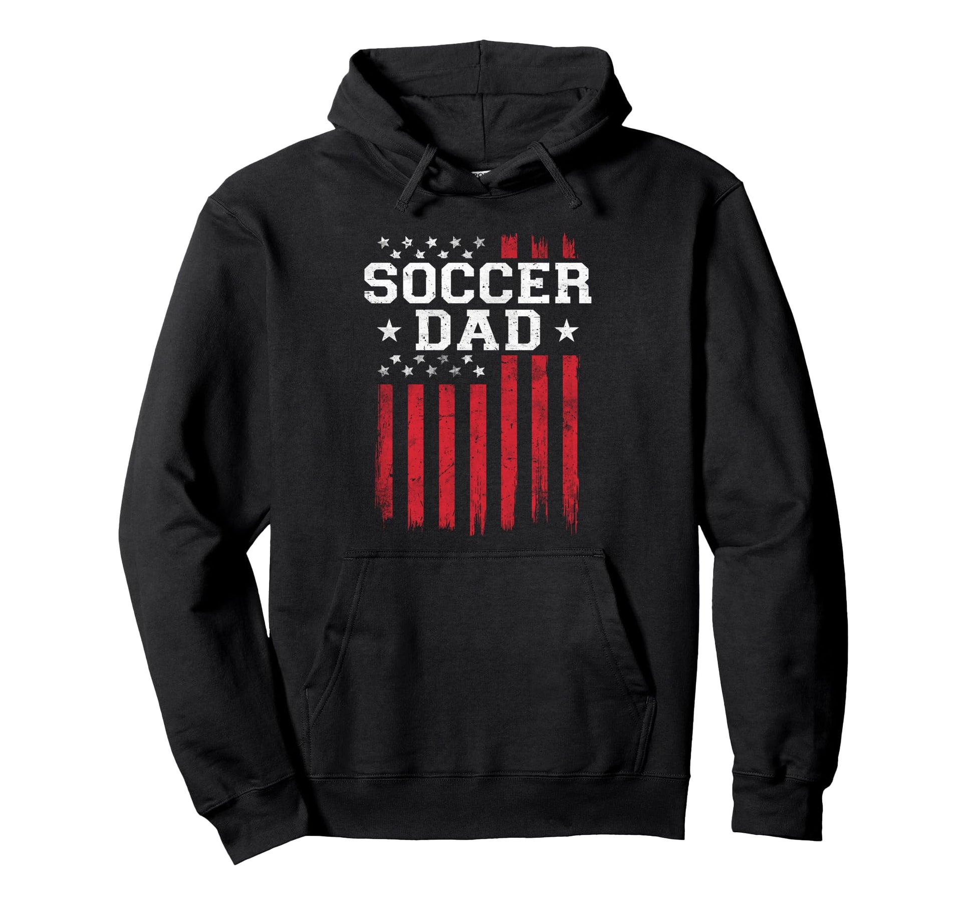 Soccer Dad Proud American Flag Usa Hoodie - Custom Art Print for Adults - T-Shirt, Sweatshirt, Hoodie