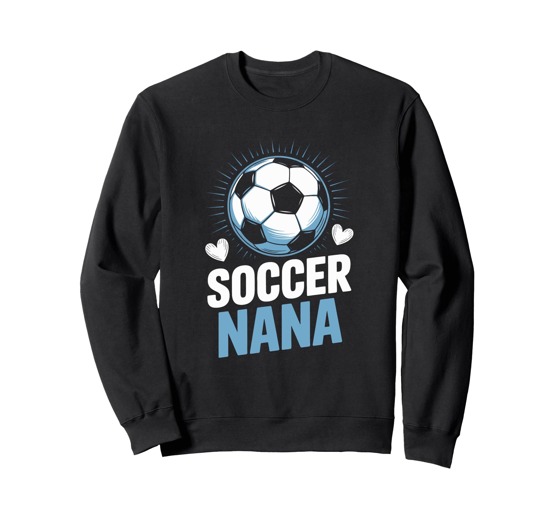 Soccer Nana Supporting Her Grandkids Sweatshirt - Custom Art Print Unisex - T-Shirt, Sweatshirt, Hoodie