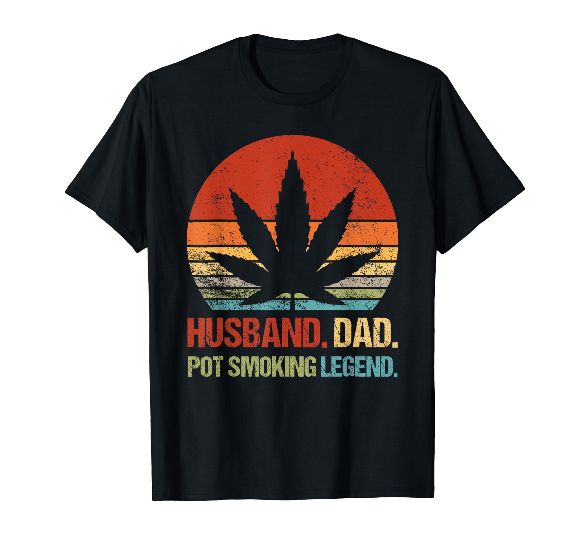 Mens Husband Dad Pot Smoking Legend T-Shirt - Trendy Graphic for Adults - T-Shirt, Sweatshirt, Hoodie