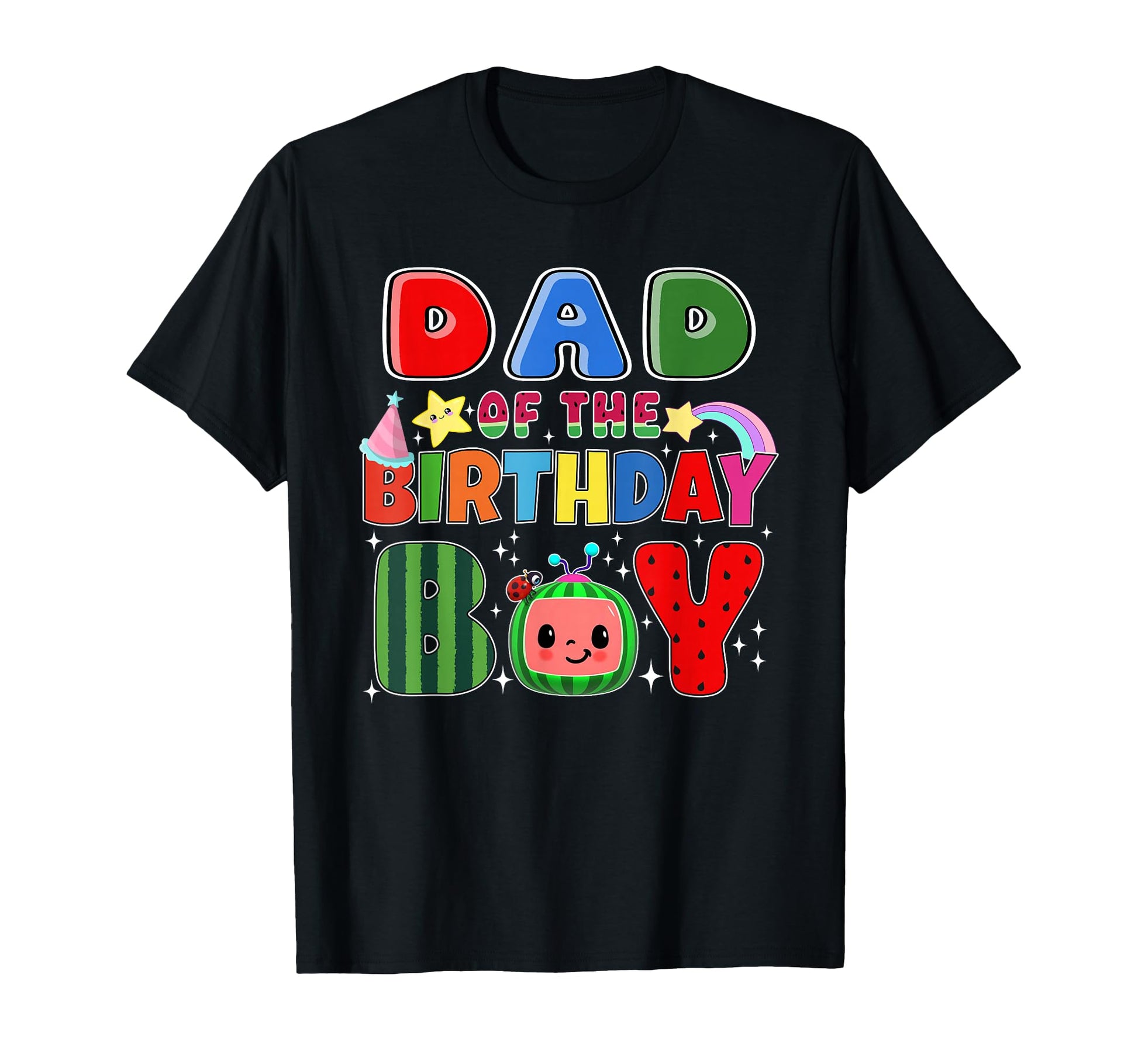 Dad Birthday Melon Family Matching T-Shirt - Minimalist Print for Adults - T-Shirt, Sweatshirt, Hoodie
