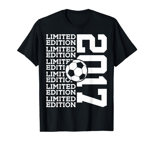 2017 Soccer 9Th Birthday T-Shirt - Fun Novelty Design for Adults - T-Shirt, Sweatshirt, Hoodie
